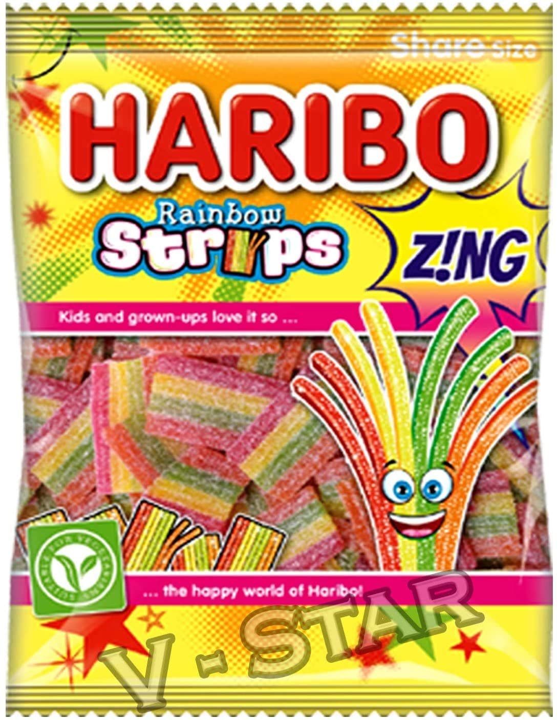 Rainbow Strips Zing Candy (Pack of 2)