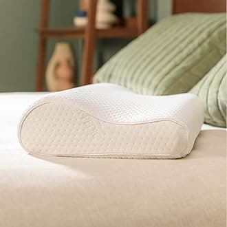 Tempur-Pedic TEMPUR-Ergo Neck Pillow, Medium Profile, White