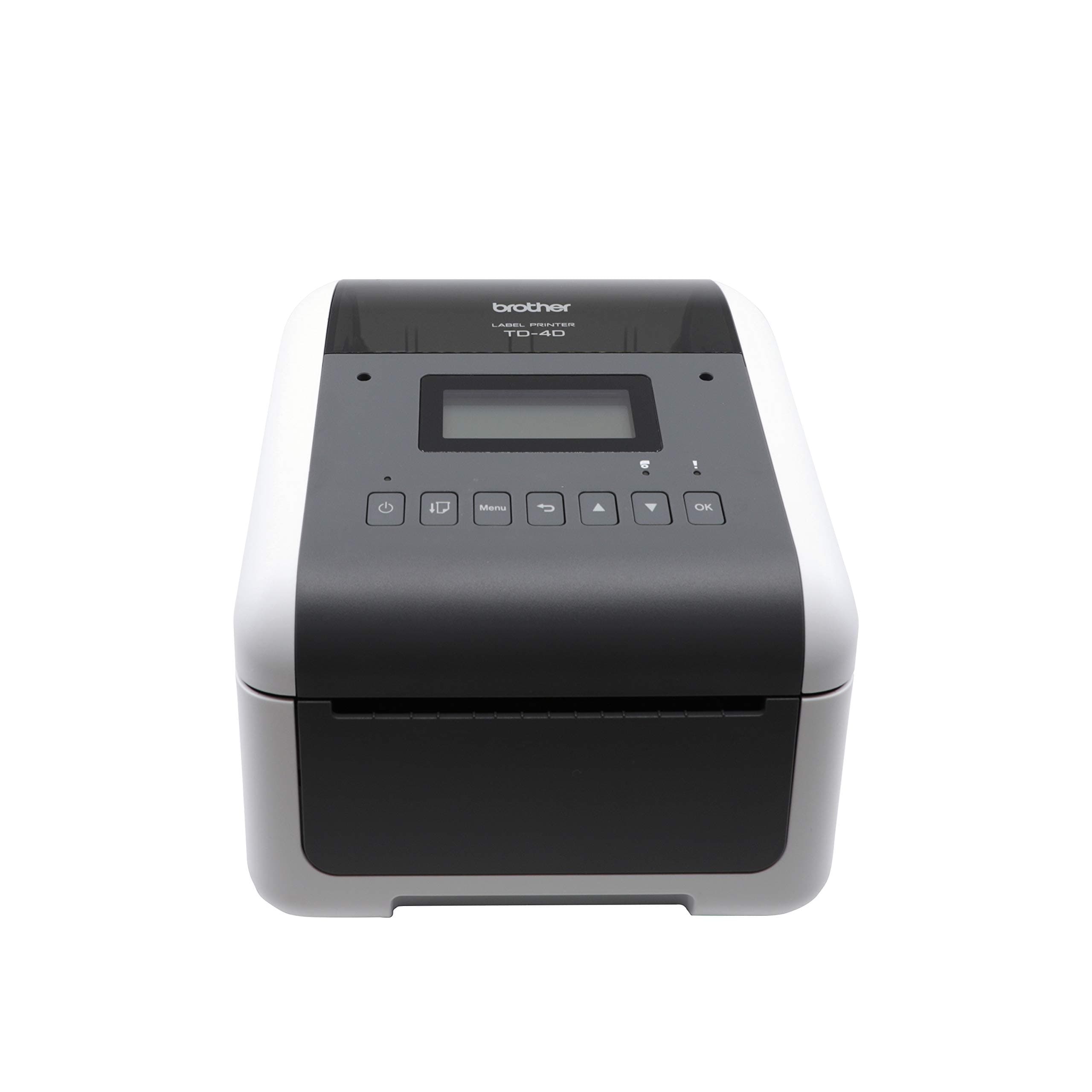 Brother TD-4550DNWB 4-inch Thermal Desktop Barcode and Label Printer, for Labels, Barcodes, Receipts and Tags, 300 dpi, 6 IPS, Standard USB and Serial, Ethernet LAN, Built-in Wi-Fi and Bluetooth
