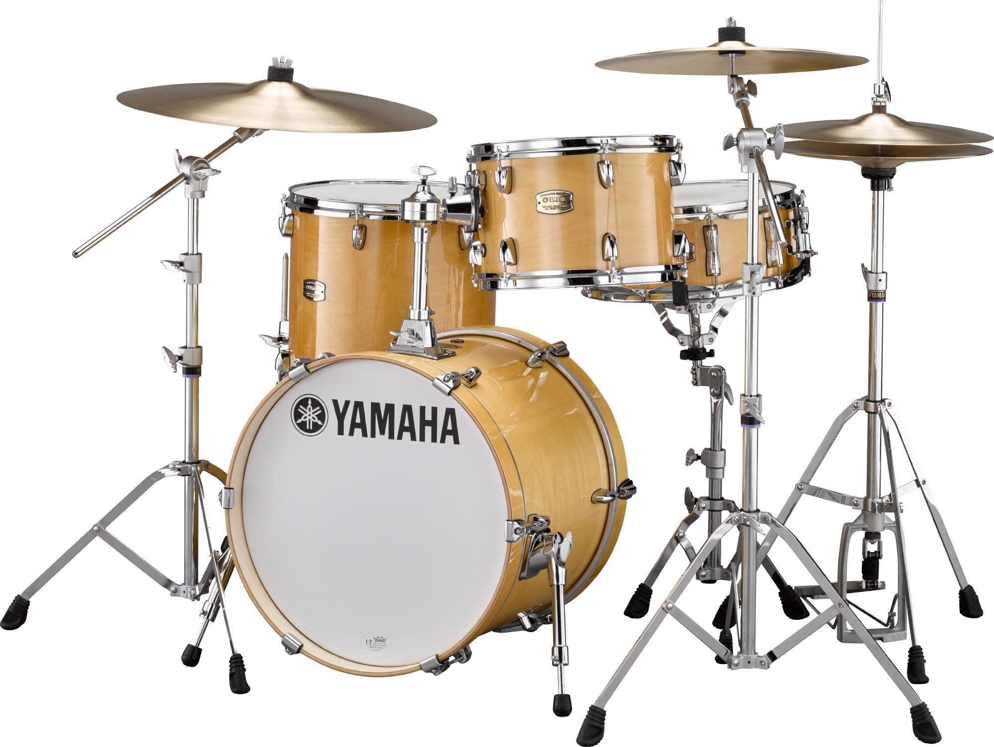 Yamaha Stage Custom Birch 3pc Bop Drum Shell Pack - 18" Kick, Natural Wood