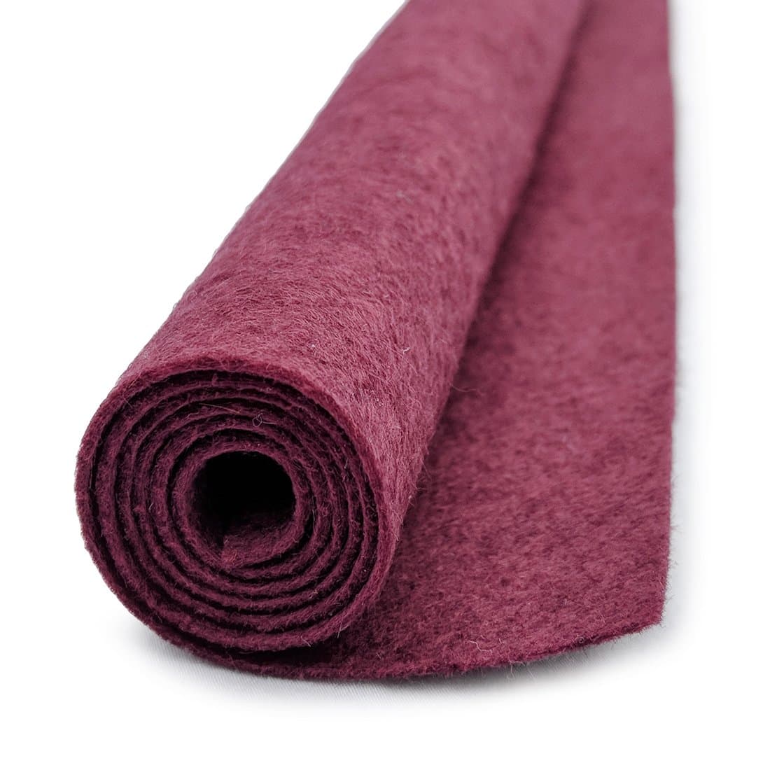 Victorian Rose Deep Red - Wool Felt Oversized Sheet - 35% Wool Blend - 1 12x18 inch sheet