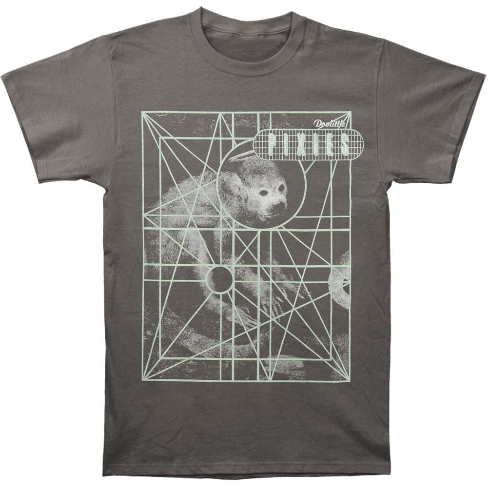 Men's Monkey Grid T-shirt Charcoal