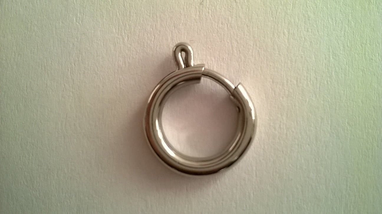 10 Pack Quick Link Steel Ring Clasp, 1.4cm x .25cm, Stainless Steel Spring Ring Clasp, Steel Round Spring Clasp Quick Link Connector with Auto Close Spring Gate, BRAND NEW