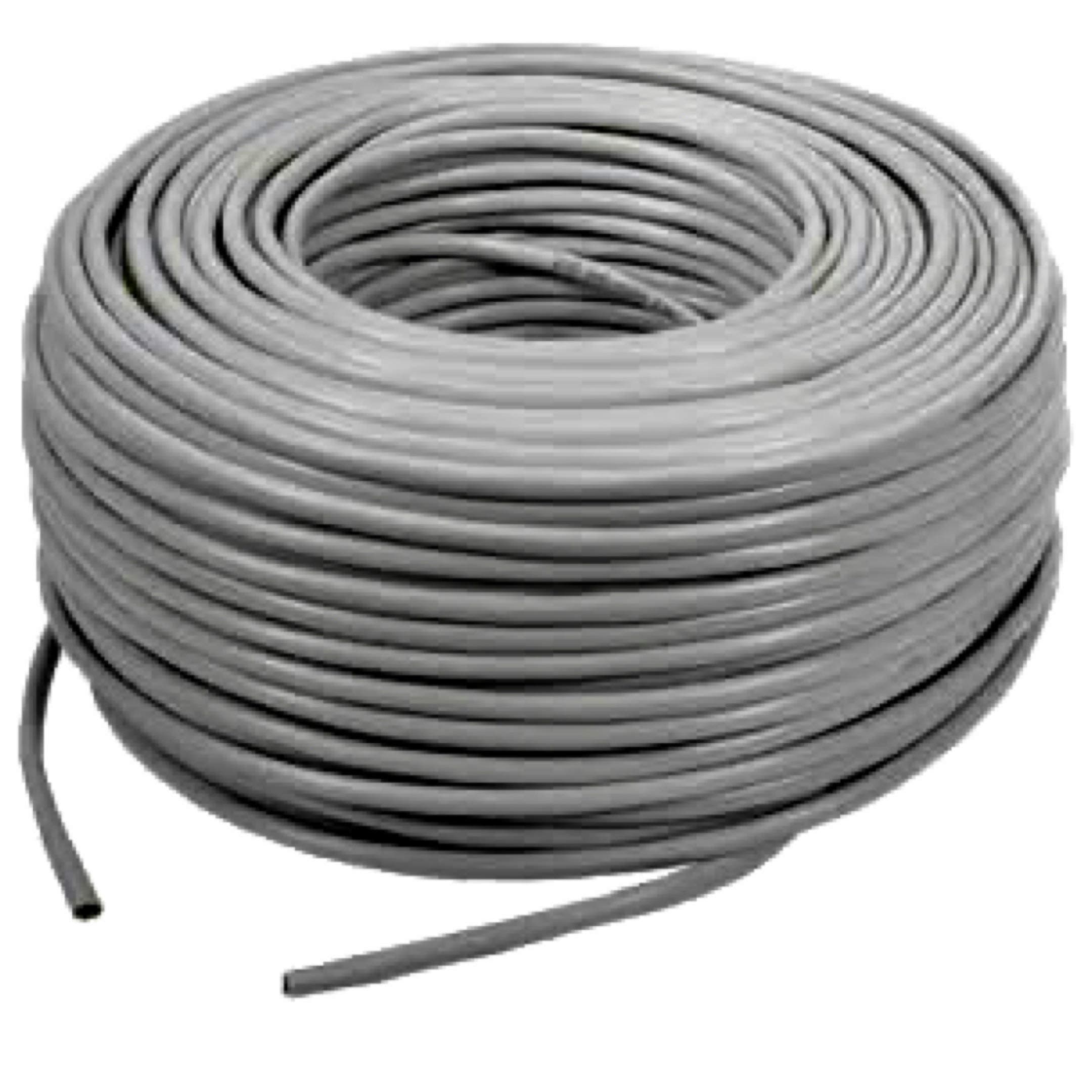 Live Tech CAT6 305 Meter Premium Network LAN Ethernet RJ45 CCTV Cooper Coated Aluminium Cable Extension Cord with Connectors - Blue