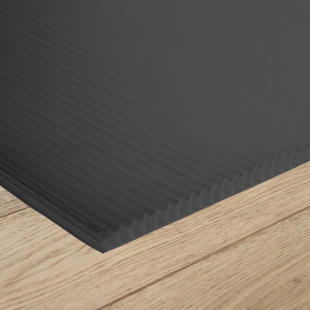 1x Black Correx Sheet 4mm x 1.2 x 2.4m for Hard Floor and Surface Protection Flexible Lightweight Water Resistant Corrugated Floor Protective Cover Plastic Board