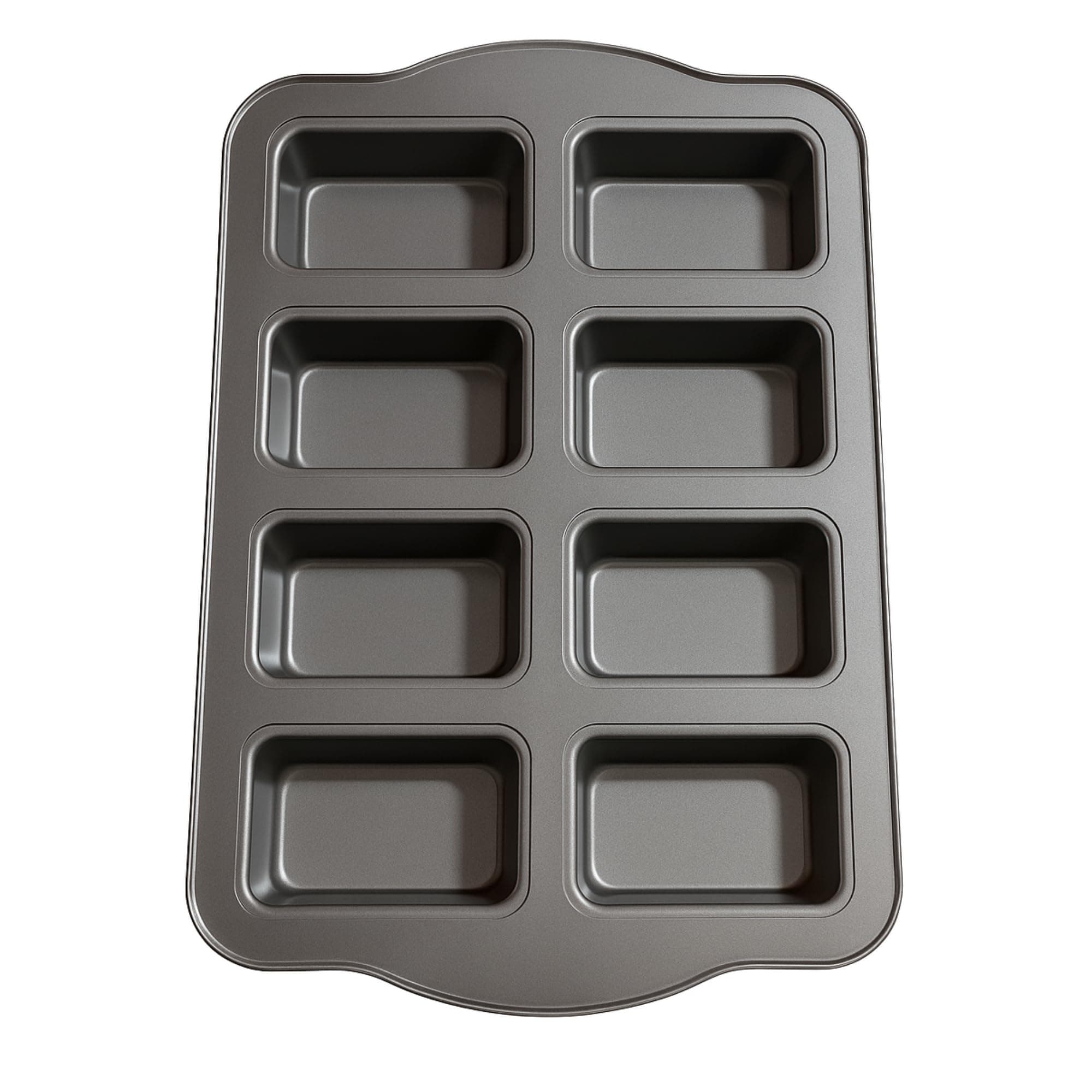 Mini loaf pan Rectangle Shape 8 - Cavity Baking Tray for Brownie Cake and Rectangle Shape Muffins Cupcakes Loaf Bread Baking pan