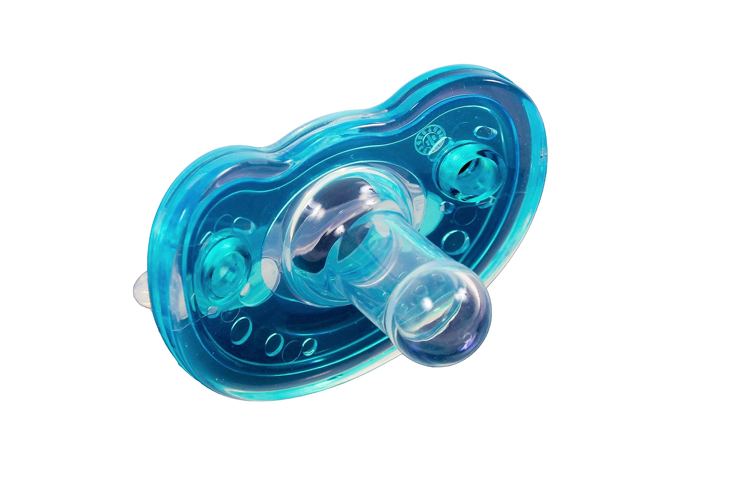Baby Silicone Pacifier Refuser Soother 2 Count (Blue)