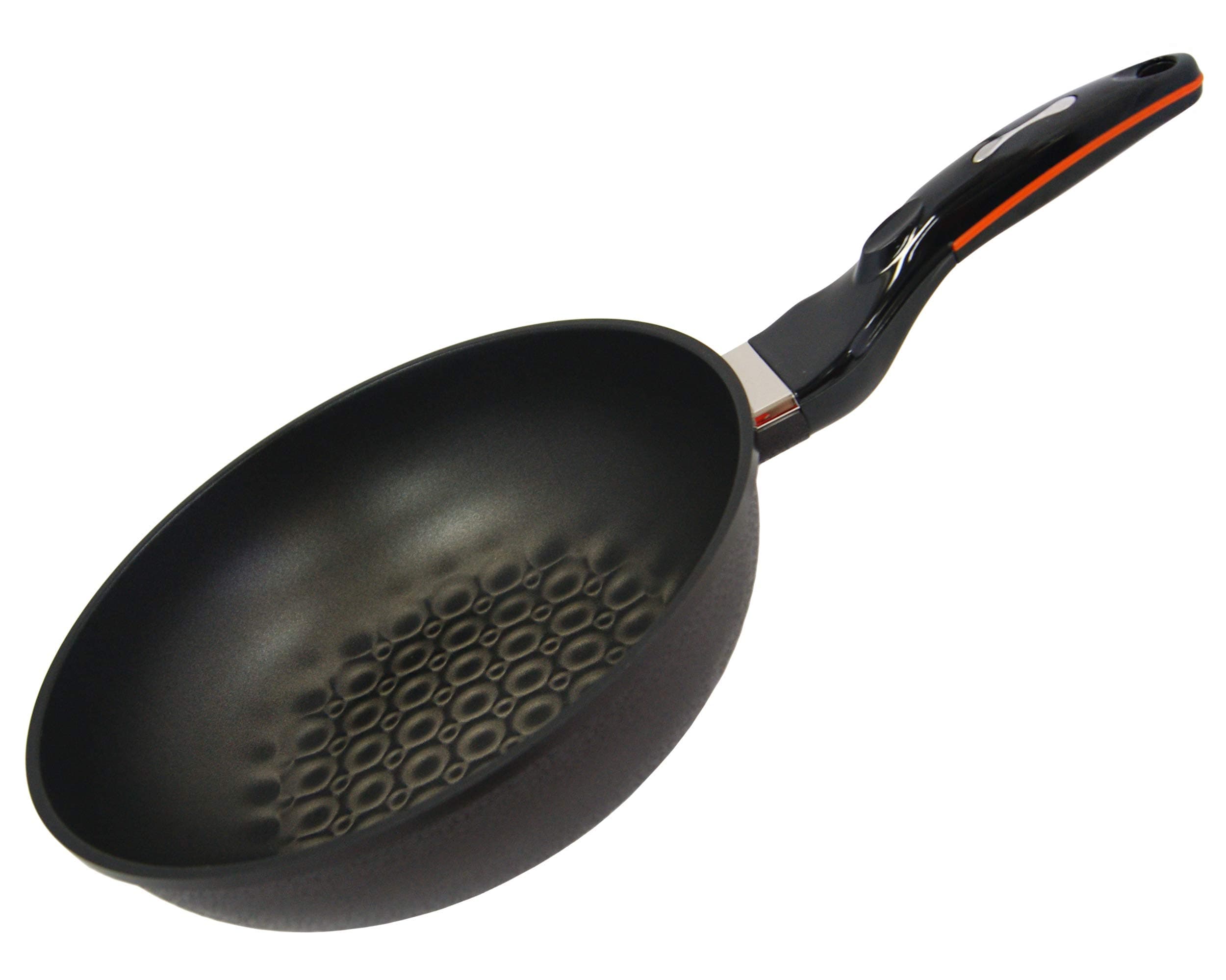 Evermore 3D Bubble Diamond Nonstick Wok (11" (3.7" Deep)) -28cm