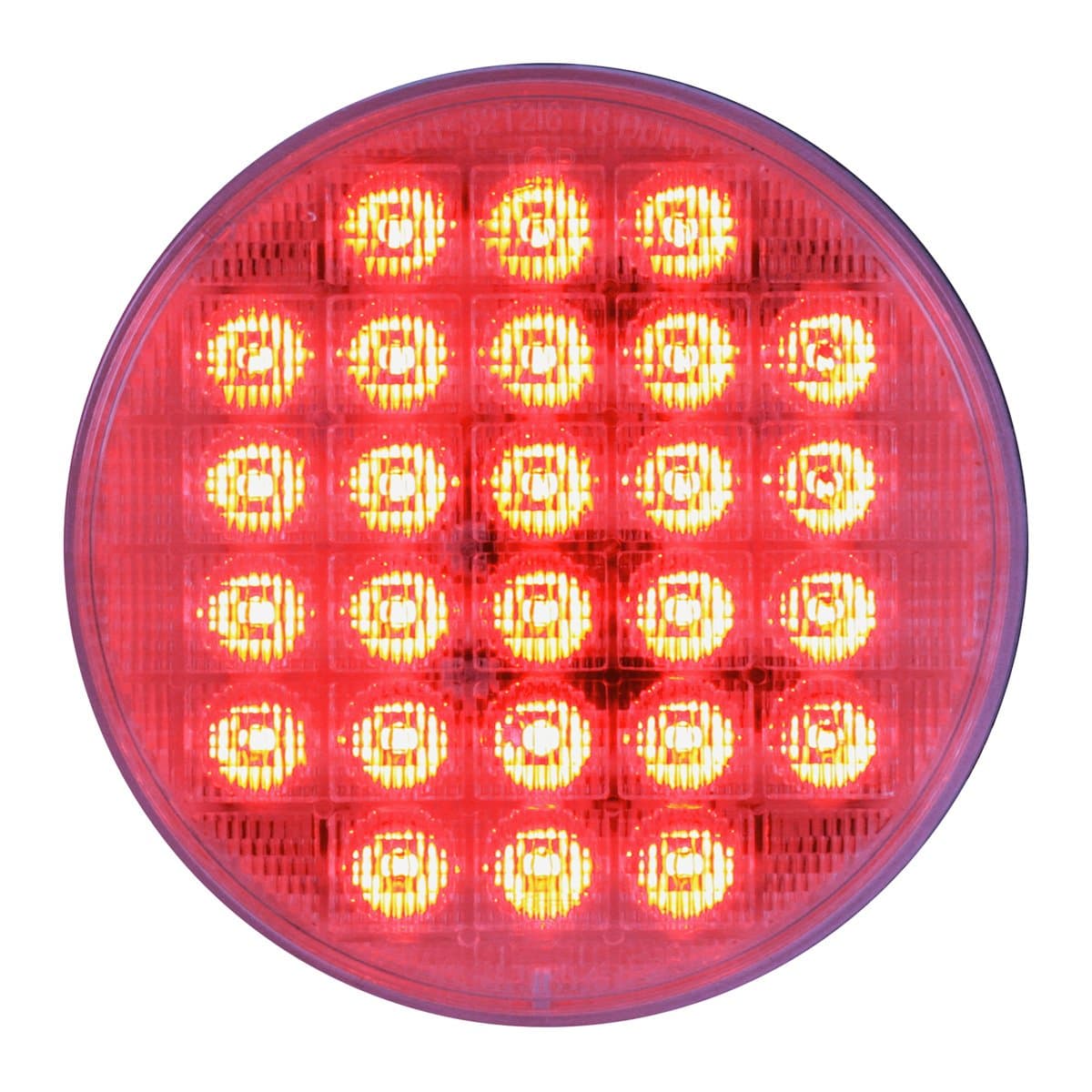 Grand General 74893 Red 4" Smart Dynamic LED Sealed Light