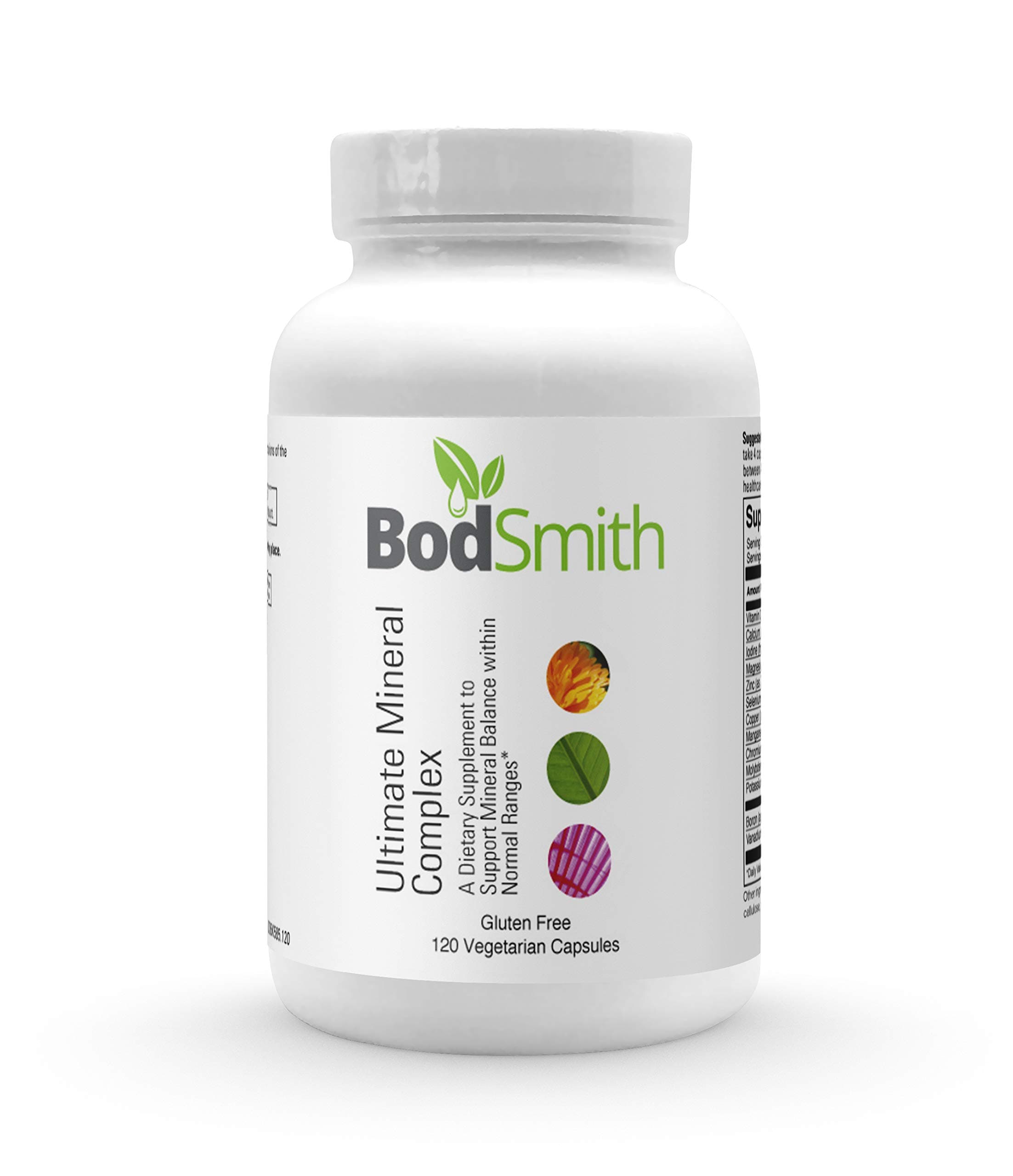 Ultimate Mineral Complex Trace Multi Mineral Complex - Chelated Minerals with Magnesium Glycinate 300mg & Without Iron, Regulation of Muscle Tone Including The Muscles of The Cardiovascular System.*