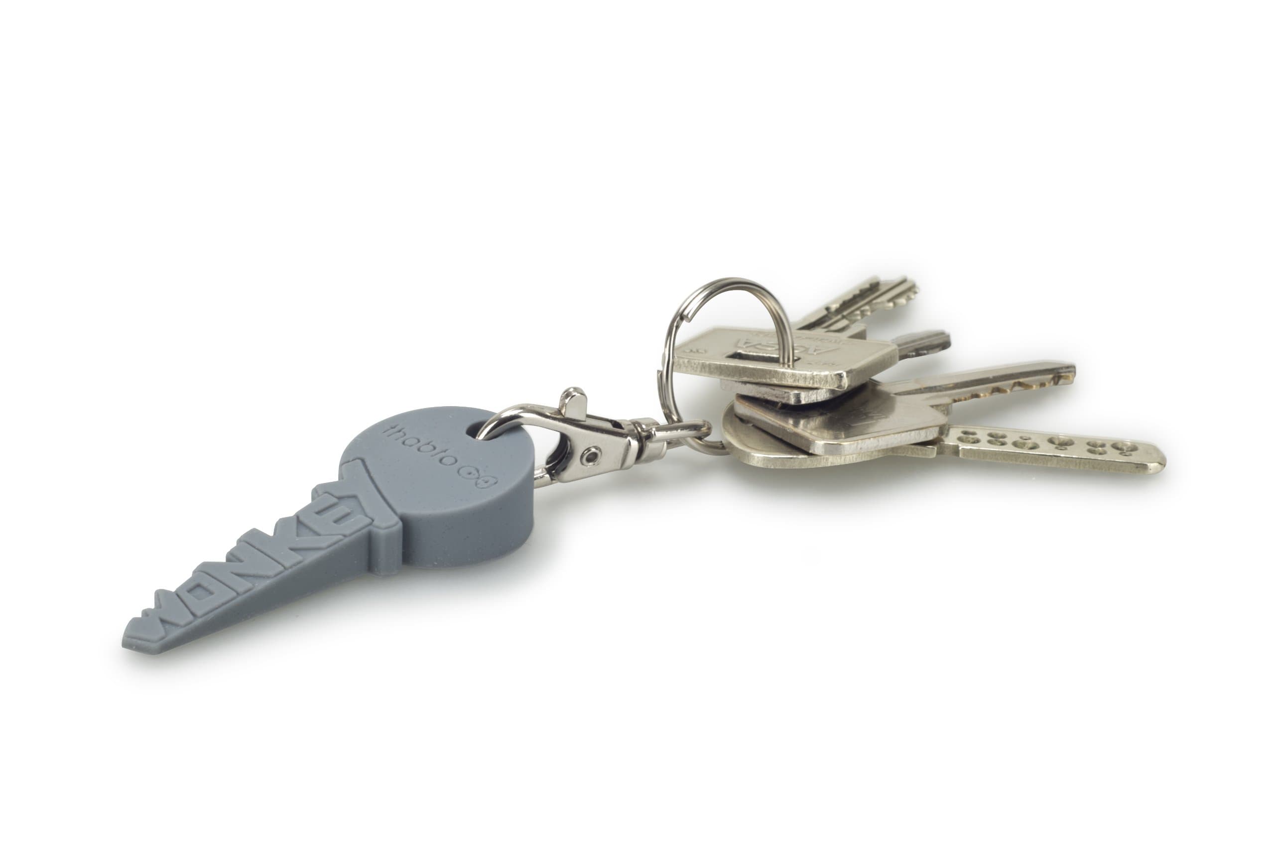 WonKey - The Keyring Which Fixes Wonky Tables by Thabto - 3 Colours (Grey)