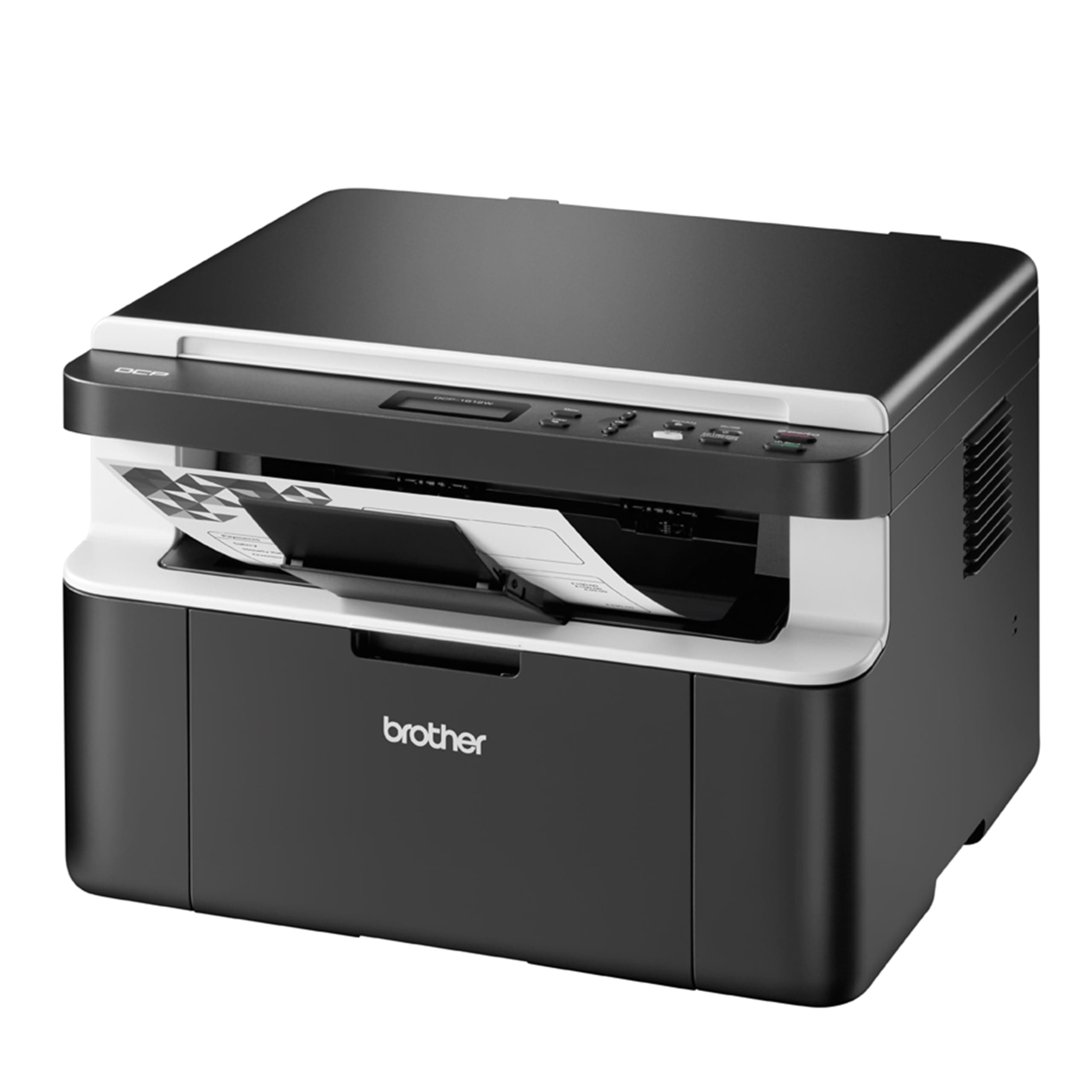 BROTHER DCP-1612WVB Mono Laser Printer | Wireless & USB 2.0 | Printer/Scanner/Copier | A4 | Up to 3 Years’ Worth Of Printing