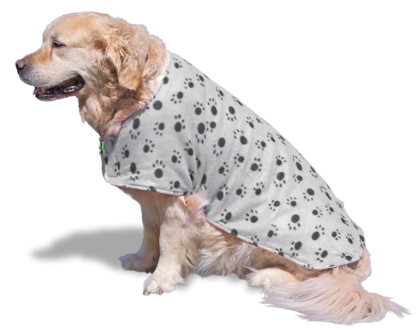 SeaDog Pro Dog Drying Towel Jacket. Microfiber lining absorbs water. Fleece outer keeps your pet warm. Super Fast Drying! Best coat for after bath, swim, wet walks or beach trips. Comfy Secure Fit