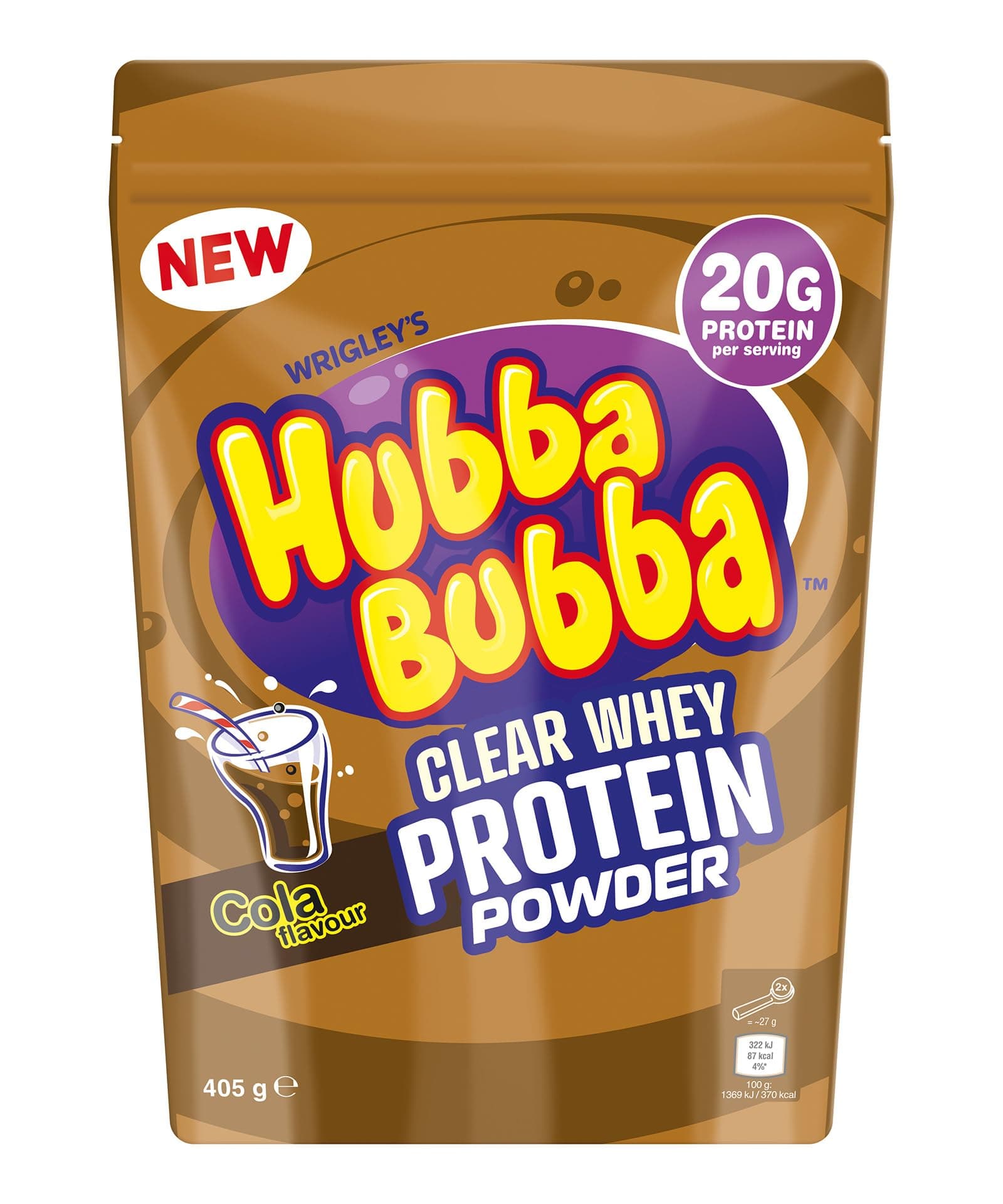 Hubba Bubba Cola Flavour Clear Whey Protein Drink