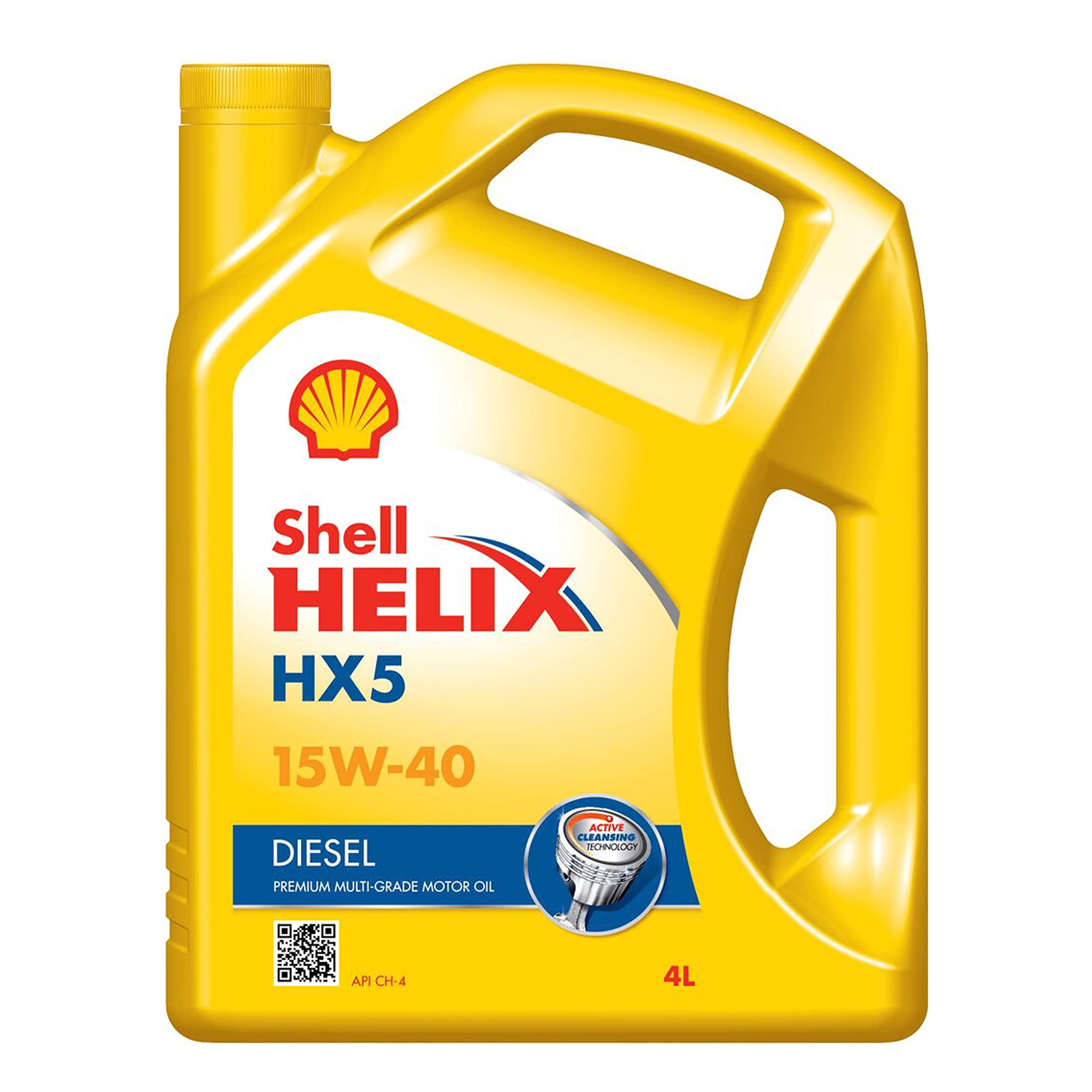 Helix HX5 15W-40 API CH4 Premium Mineral Engine Oil for Diesel Cars (4 L)