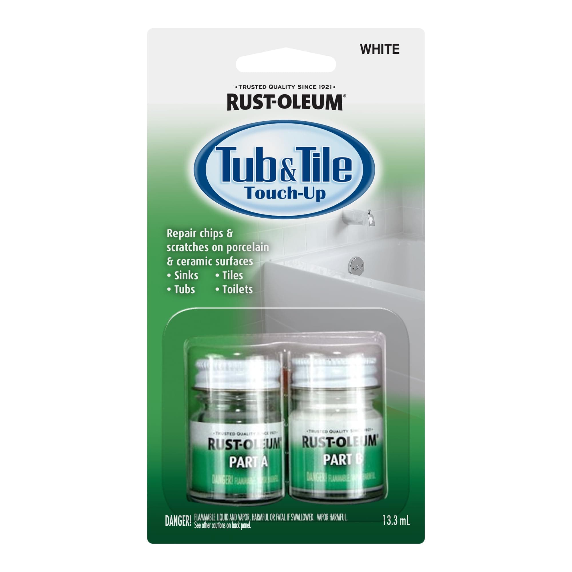 244166 Tub And Tile 2-Part Touch Up Paint, White