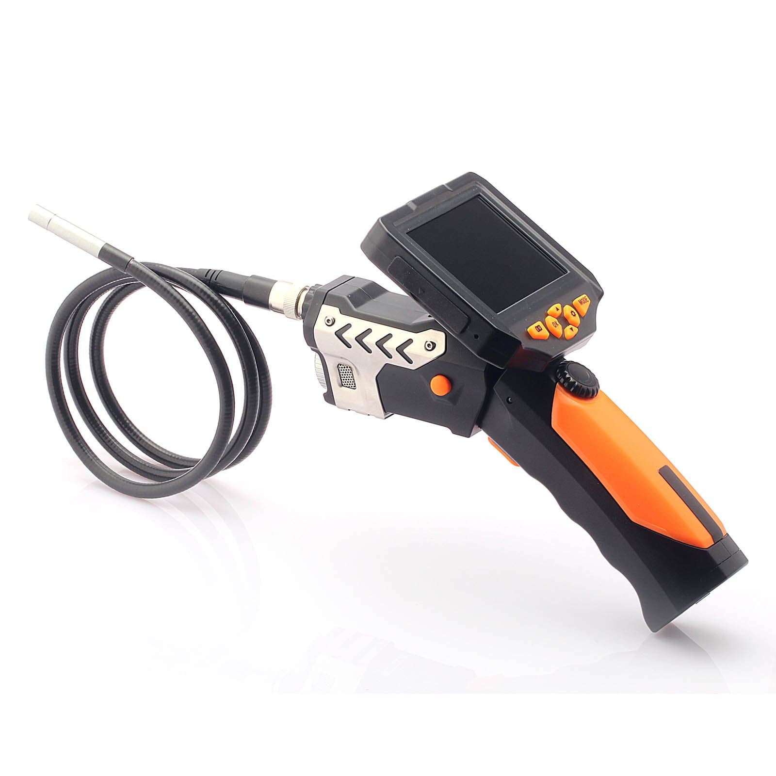 3.5" LCD Inspection Camera 8.2 mm Borescope Endoscope Scope Zoom Rotate 5M Cable