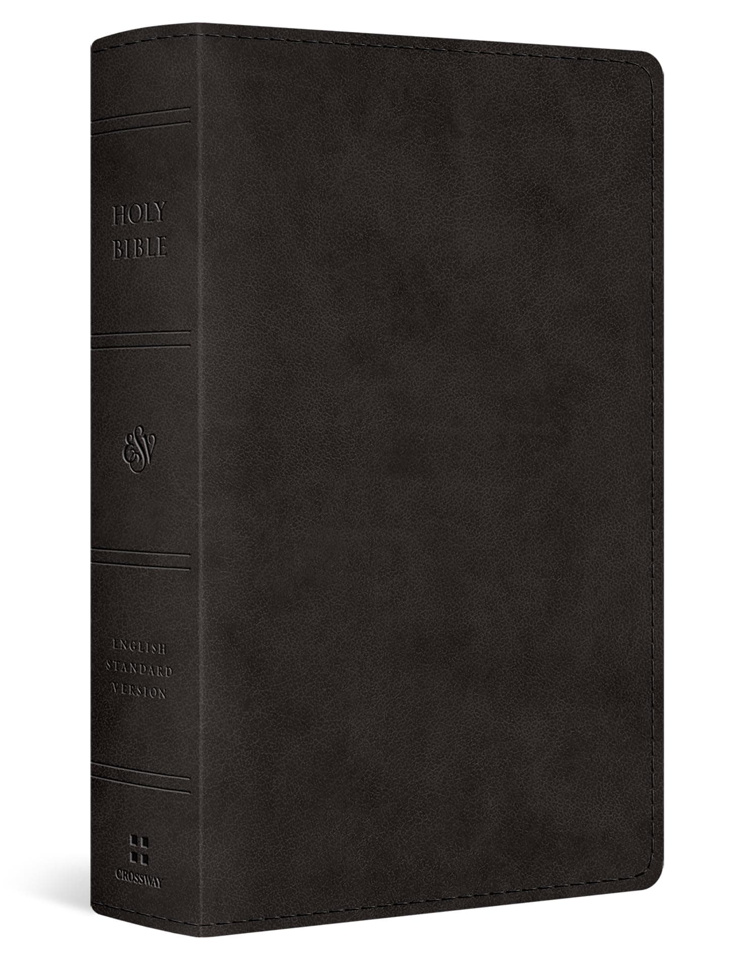 ESV Single Column Heritage Bible (Trutone, Black)