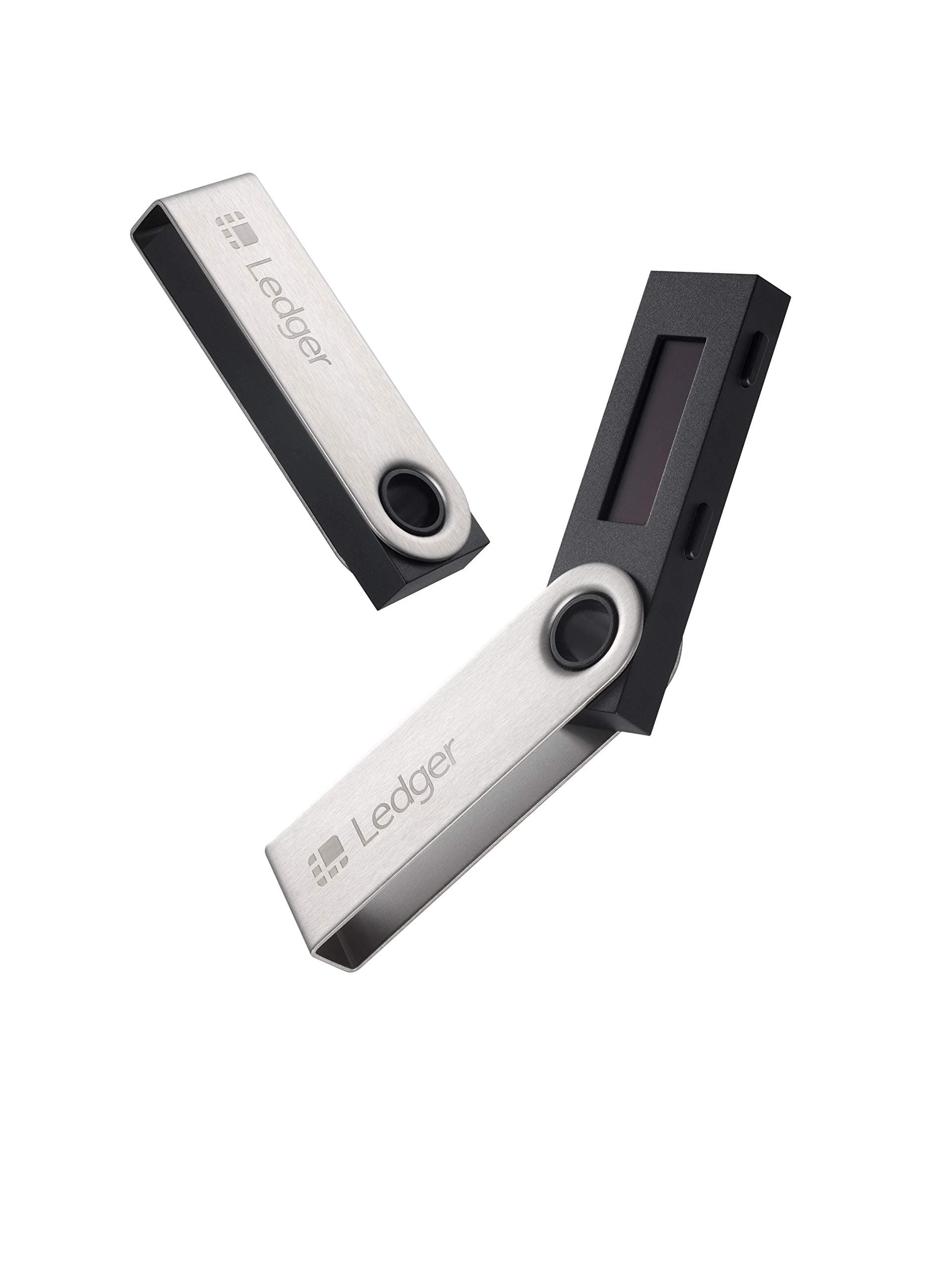 Ledger Nano S - 2 Pack - The Best Crypto Hardware Wallet - Secure and Manage Your Bitcoin, Ethereum, ERC20 and Many Other Coins