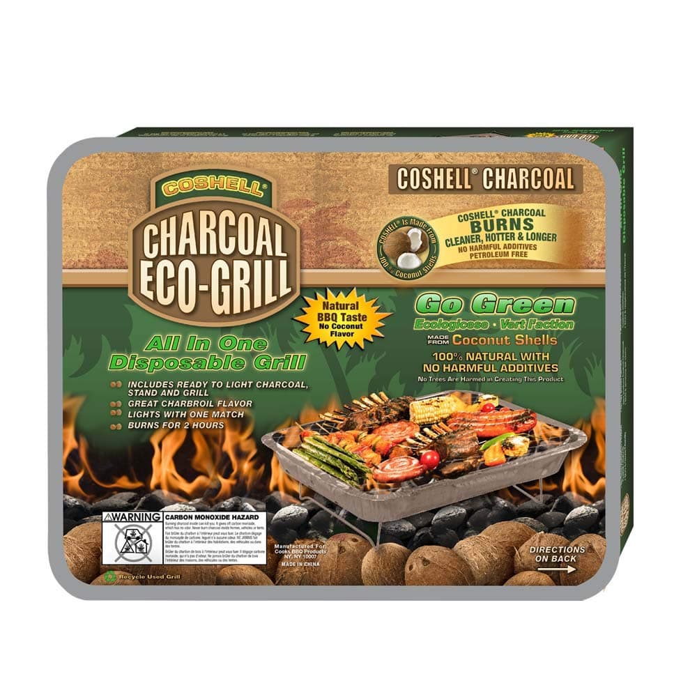 CoshellCOSDG13 Disposable Charcoal Grill, 1 EA
