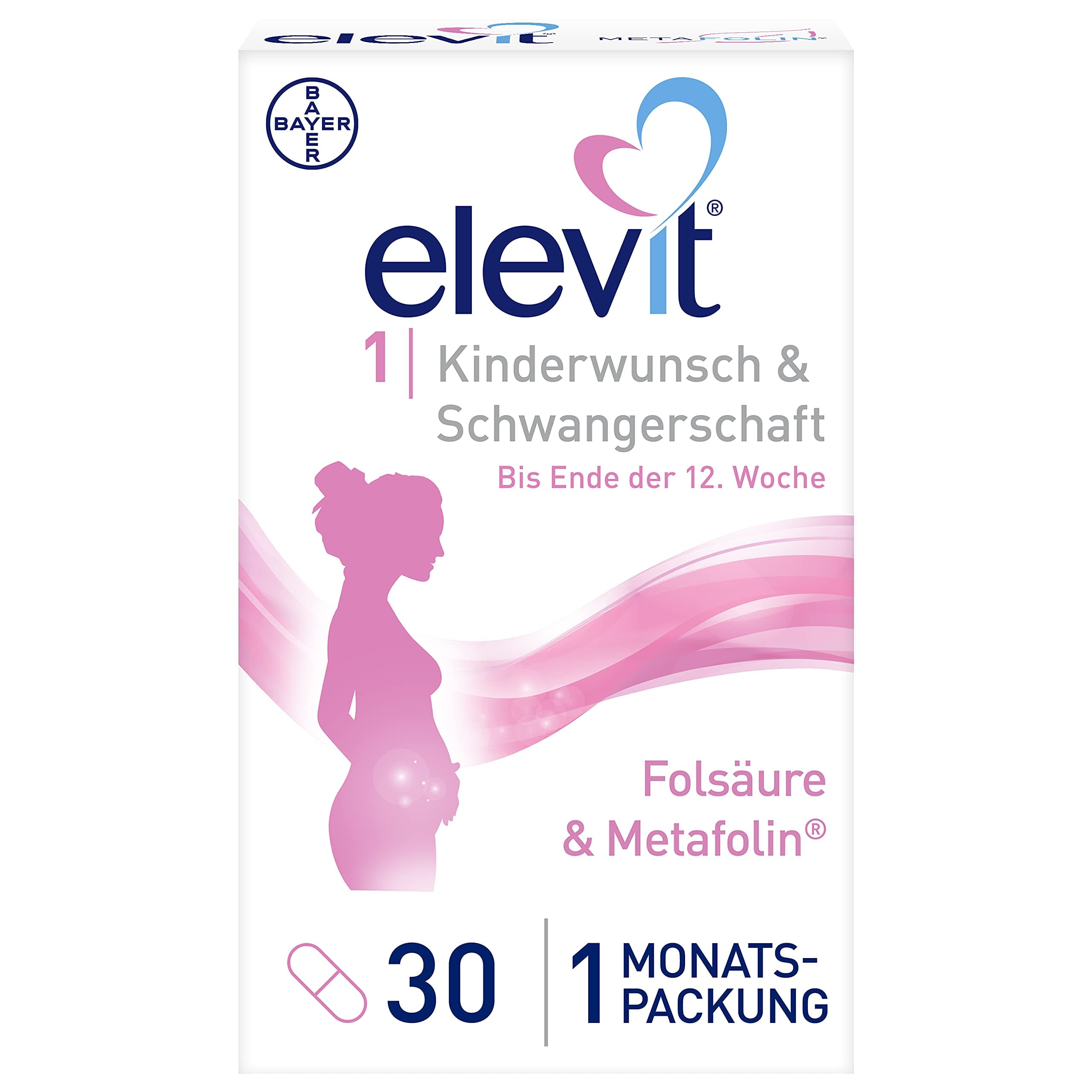 elevit 1 Kinderwunsch & Schwangerschaft Tabletten, 30 pcs. Tablets