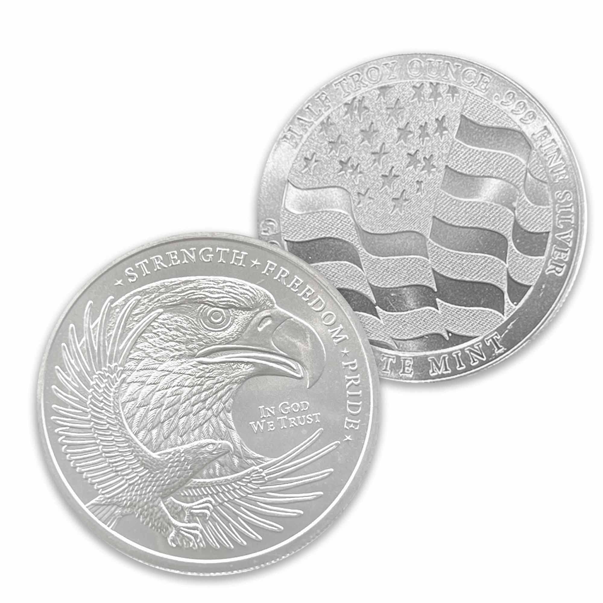 APMEX Half Ounce Silver Round- Eagle