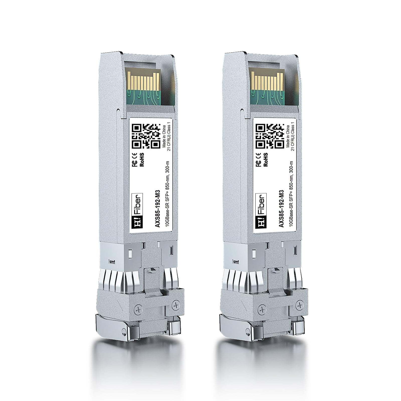 SFP+ SR 10G Transceiver Module Compatible Cisco SFP-10G-SR 850nm, 300m, 2 Pack
