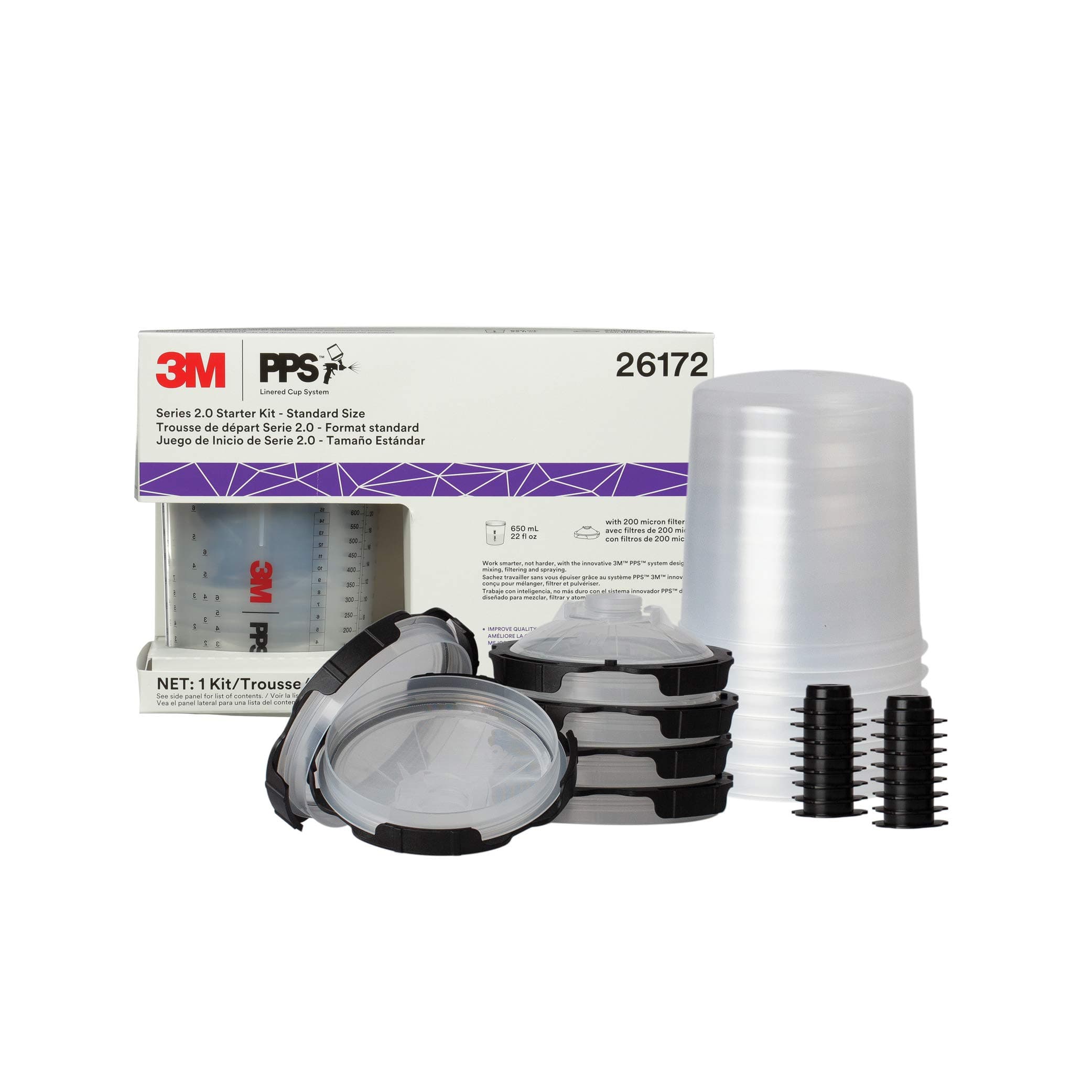 3M PPS PPS Series 2.0 26172 6-Pack Starter Kit, Standard