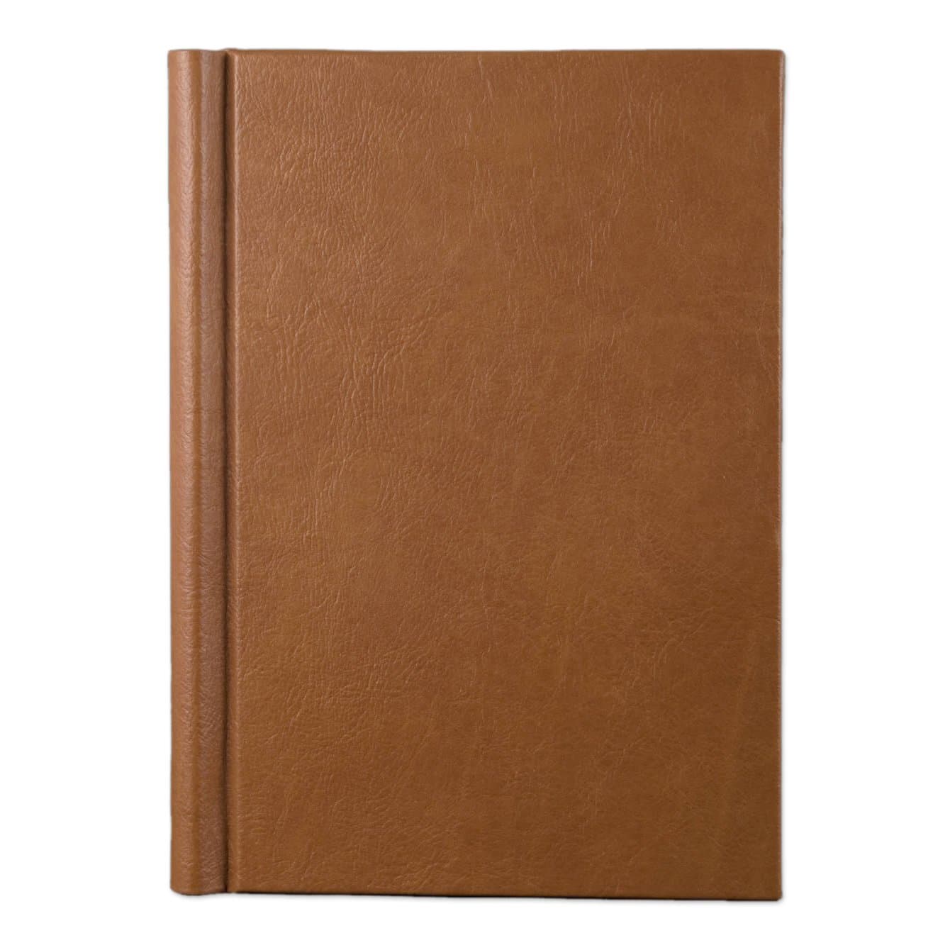 Tan Coloured Soft Leather Effect Springback Binder A4 Portrait 1 - 250 pages