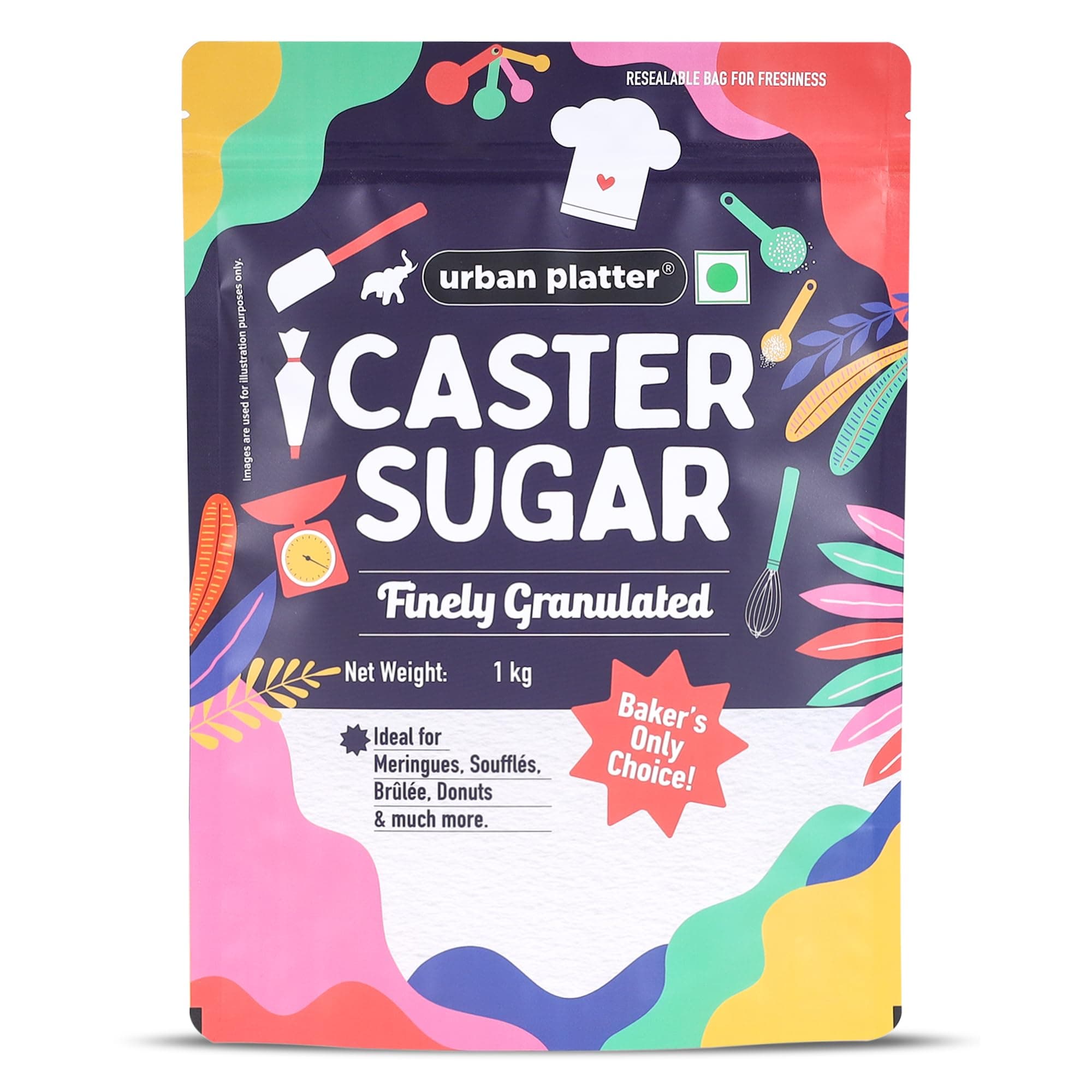 Castor Sugar, 1 KG (35 oz)