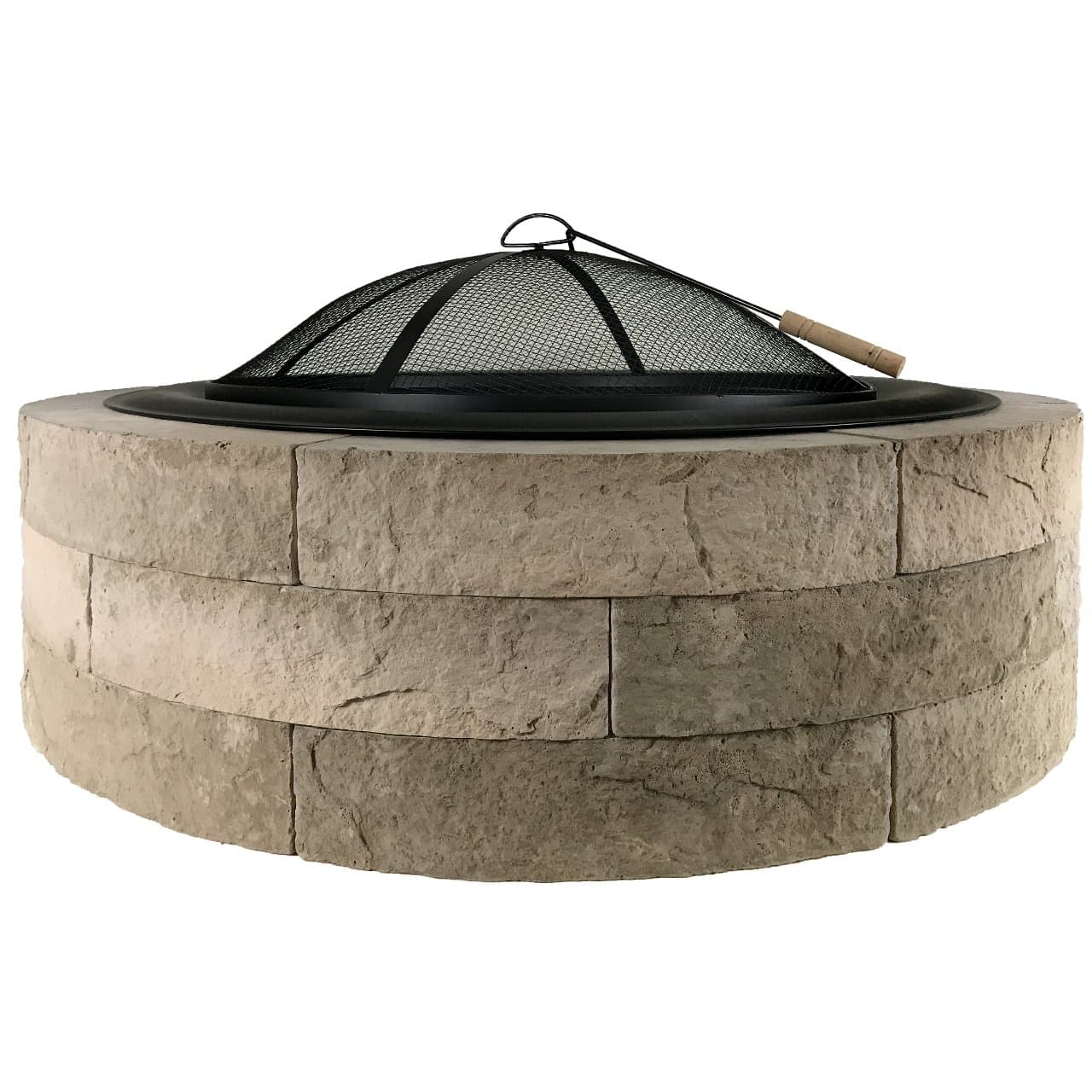 Outdoor Distinctions Lightweight Concrete Fire Pit Kit