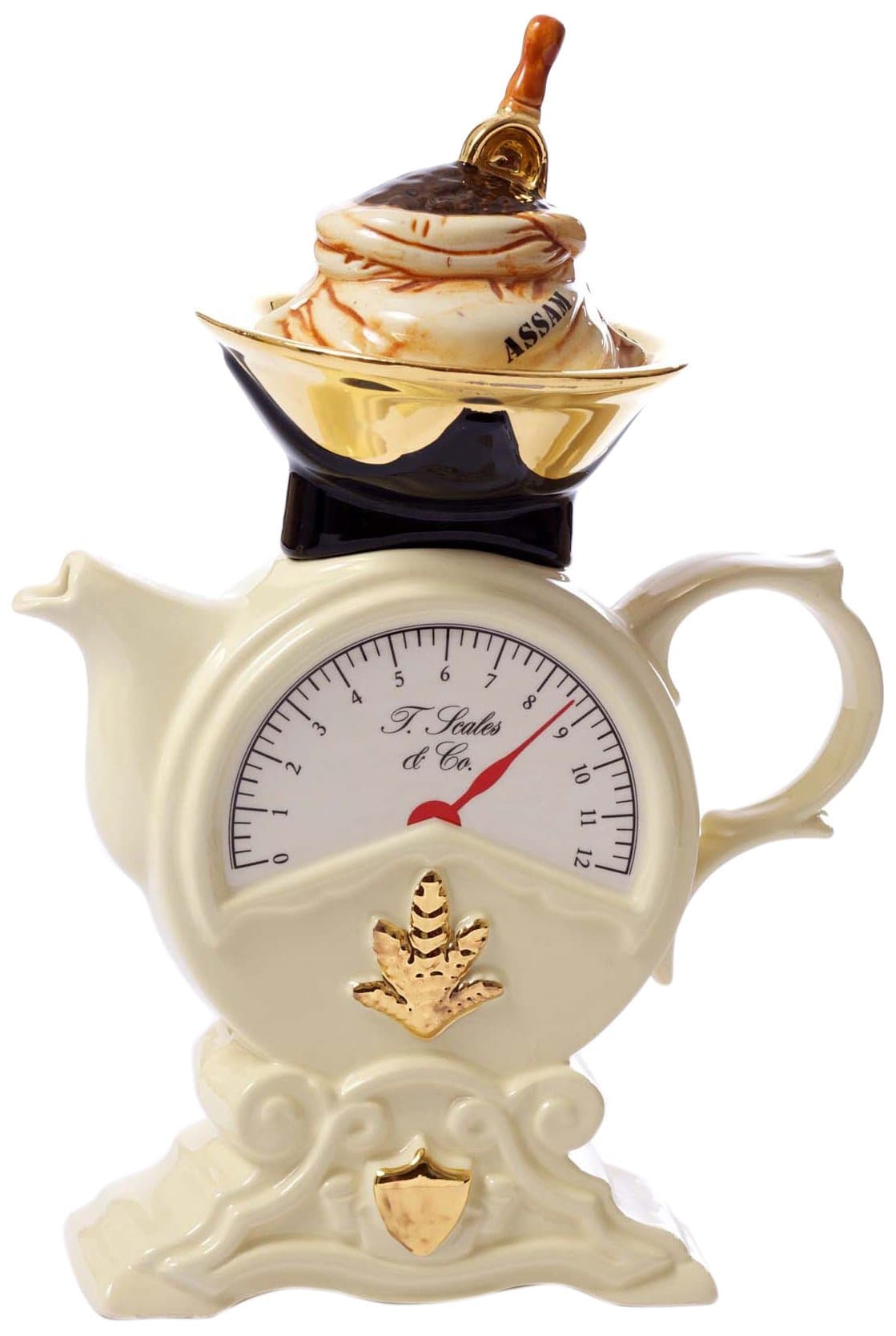 The TeaPottery Scale Teapot, Cream
