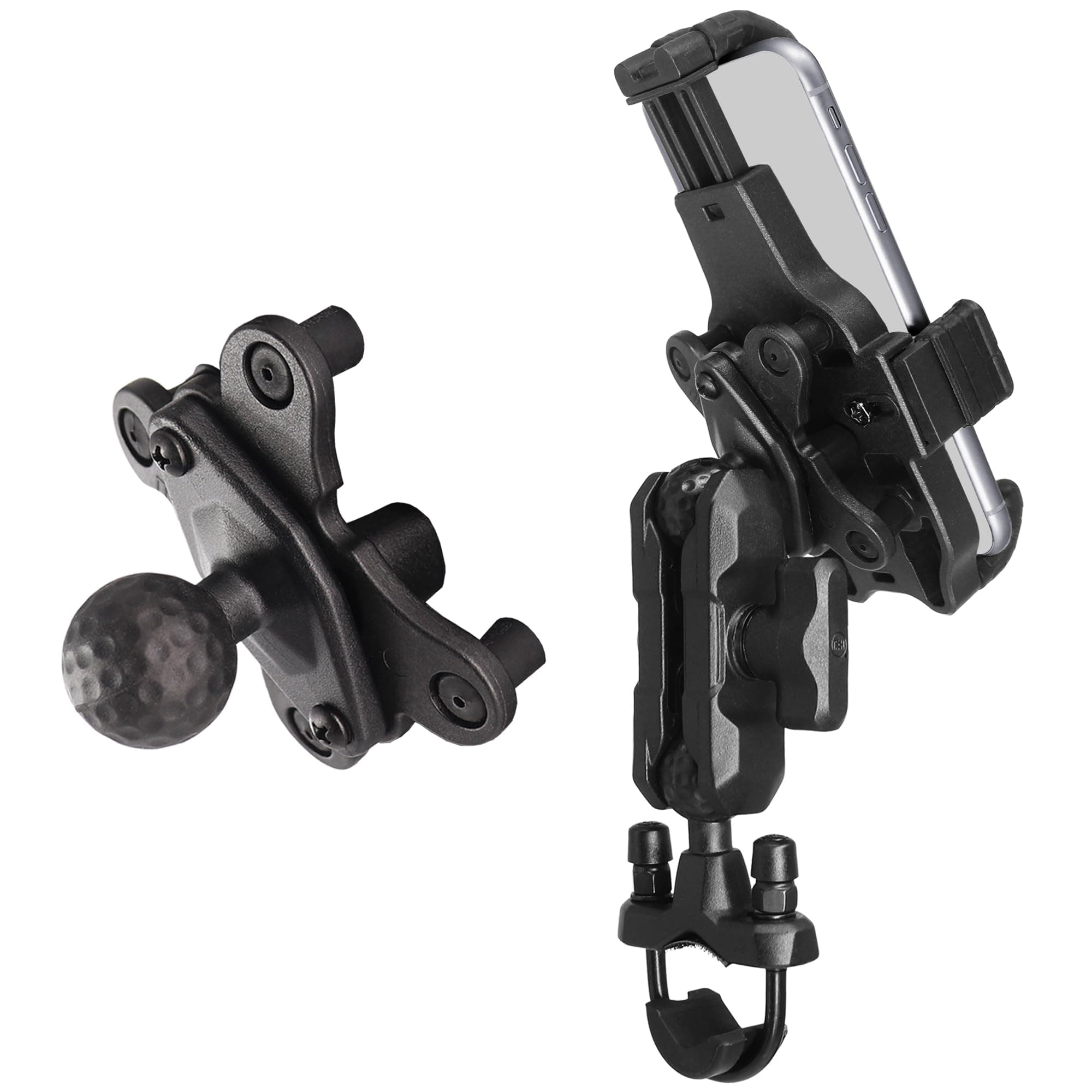 Vibration Dampening Phone Mount with Handlebar U-Bolt Base WINDFRD-A-US30-SKA20