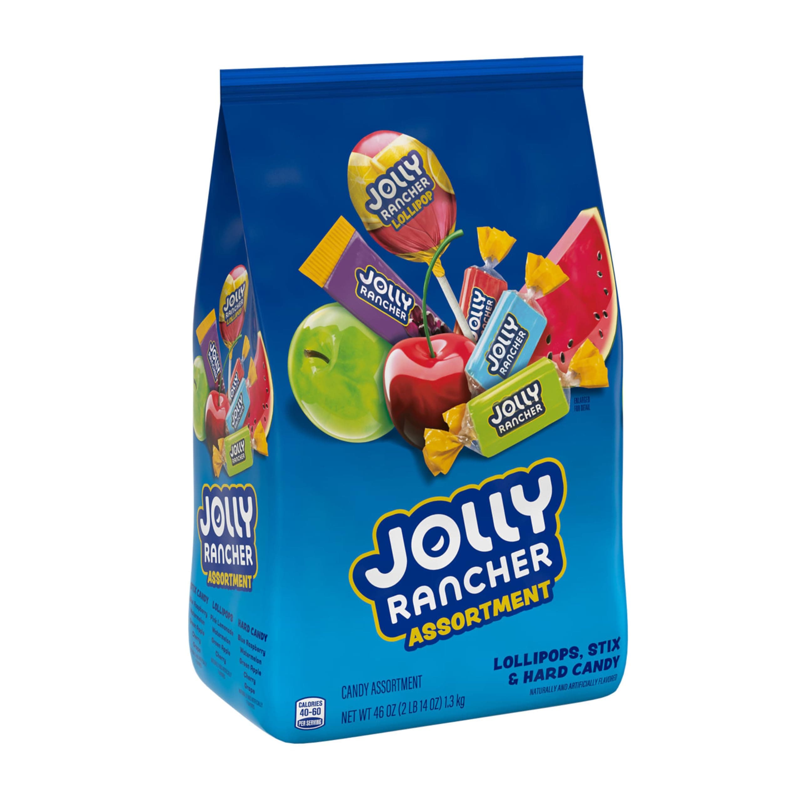JOLLY RANCHER Assorted Fruit Flavored Hard Candy Bulk Bag, 46 oz