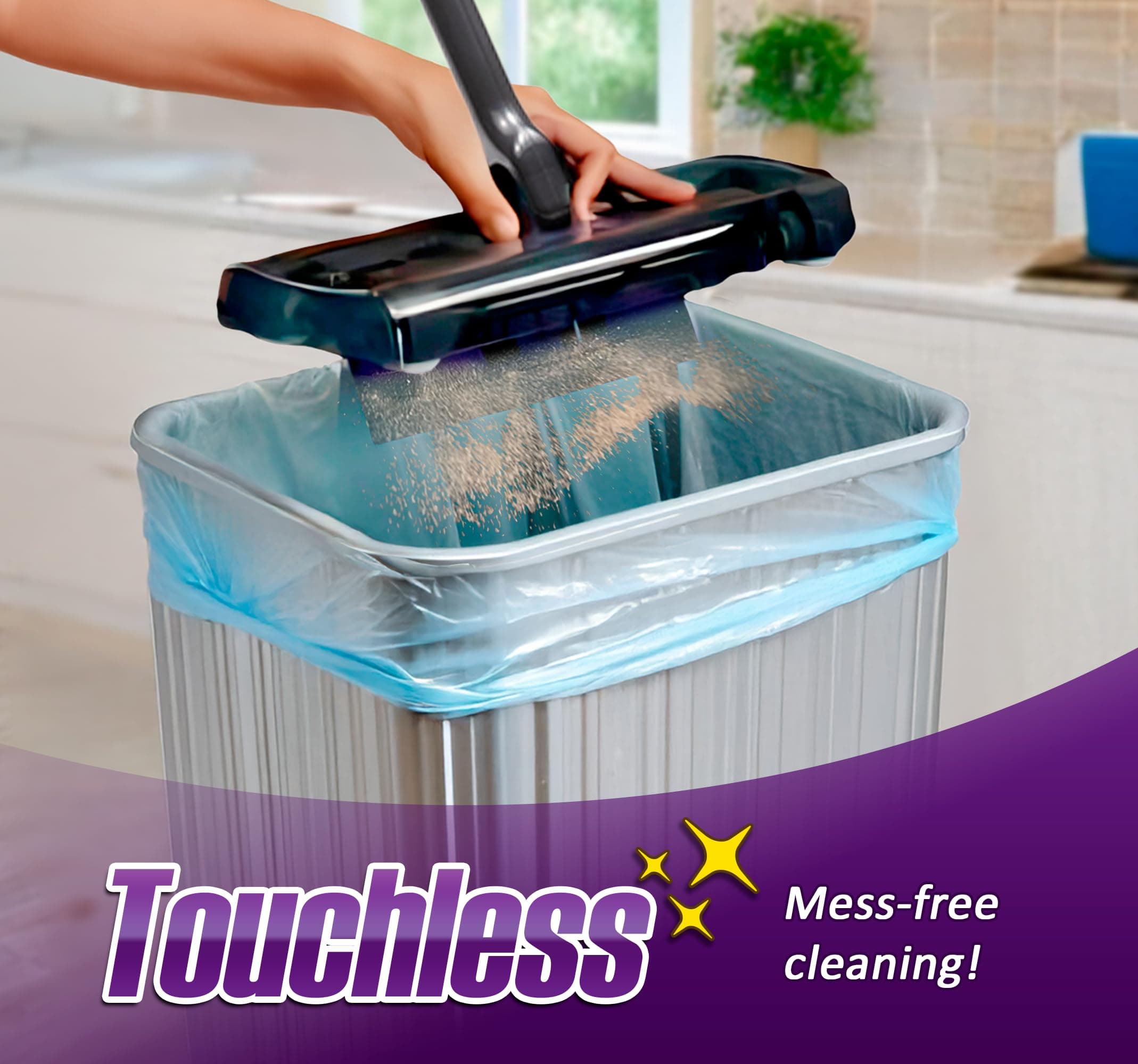 Ontel Swivel Sweeper, Purple