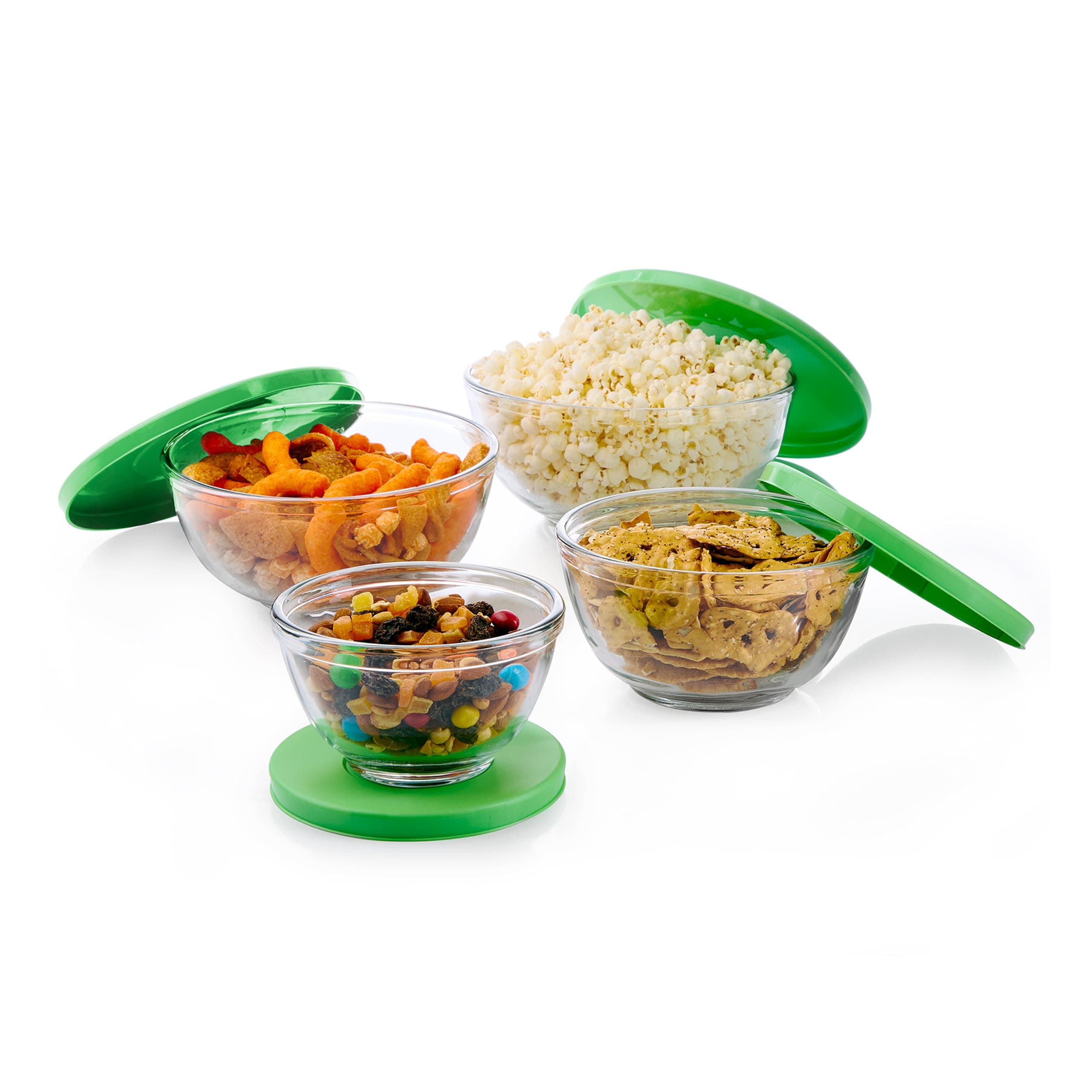 Libbey 4pc Mixing Bowl Set with Lids