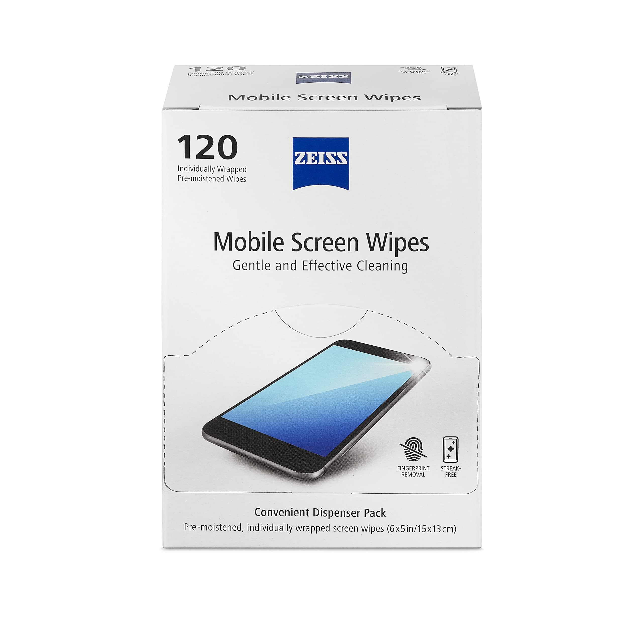 Mobile screen wipes 120ct Box