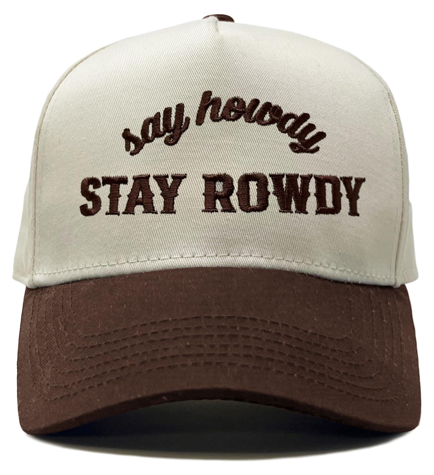 Vintage Canvas Snapback Hat - Adjustable 2 Tone Cap for Men Women - Put It On My, Cowboy, Girl Dad, Funny