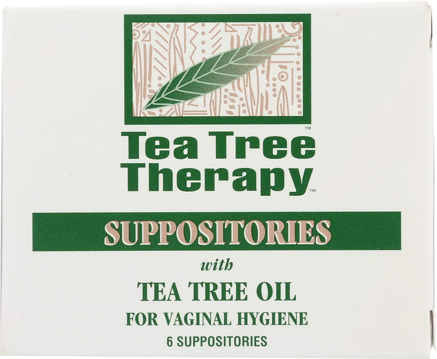 Suppository with Tea Tree Oil for Vaginal Hygiene