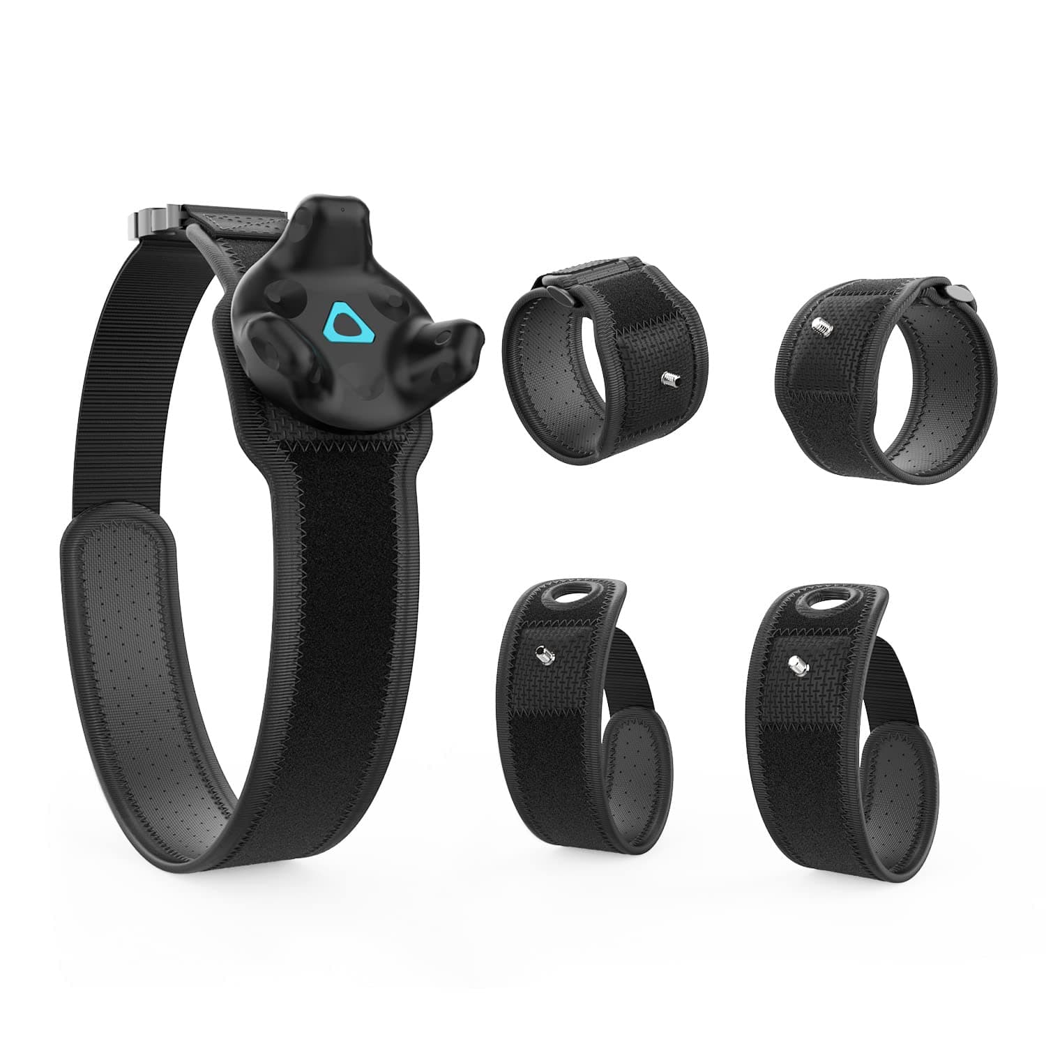 5-Pcs Full Body Straps for HTC Vive VR Tracker/Tracker(3.0) - Adjustable Waist Belts, Wrist Band Accessories (Tracker Sold Separately)