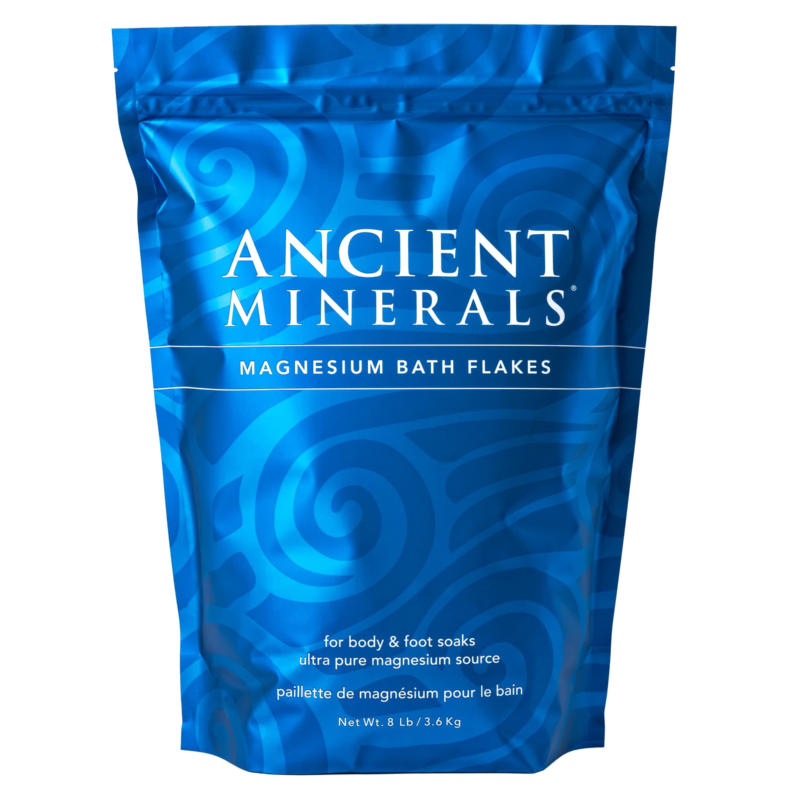 Ancient Minerals Magnesium Bath Flakes, 8lb