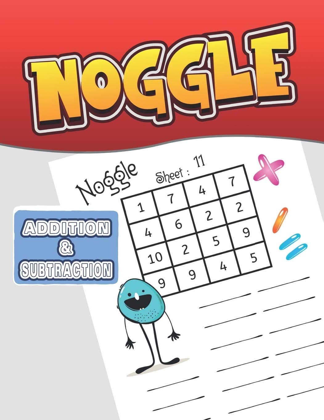 Noggle: Noggle Addition & Subtraction: Math Boggle, A Fun Math Warm-Up Activity