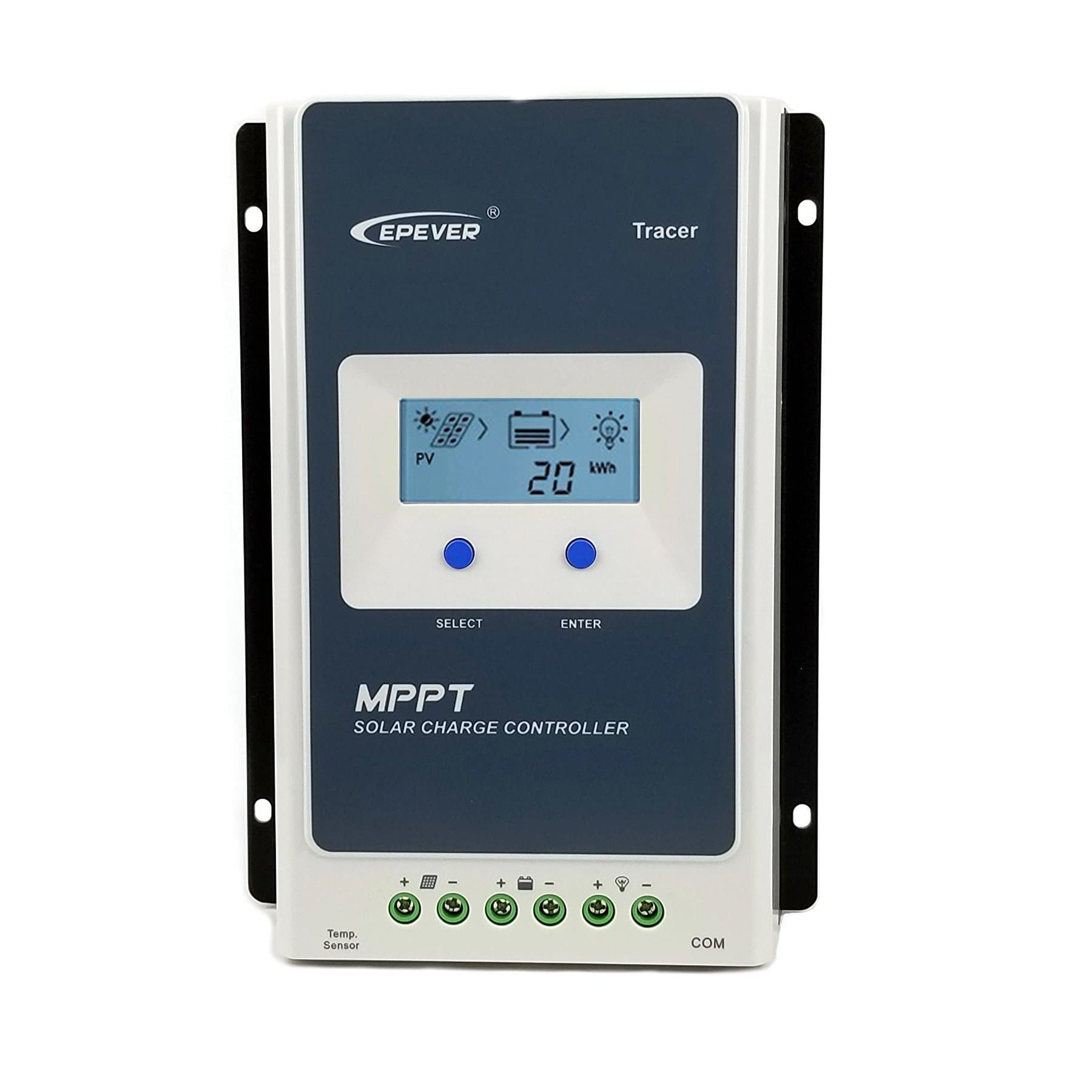 MPPT Solar Charge Controller Tracer A Series 10A/20A/30A/40A with 12V/24V DC Automatically Identifying System Voltage (40A)