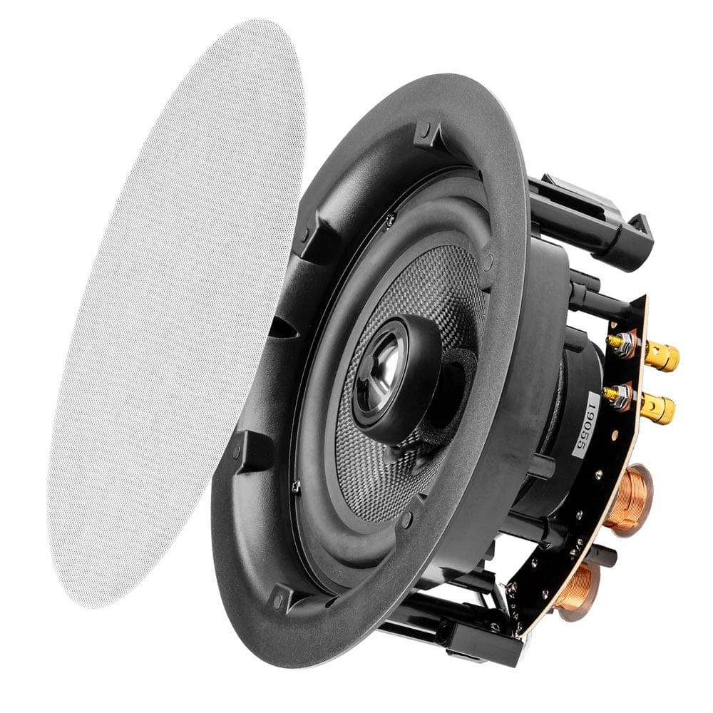 OSD Audio ACE400 3.0-inch 60-Watt Trimless Thin Bezel Polypropylene in-Ceiling Speaker Pair 6.5" ACE640