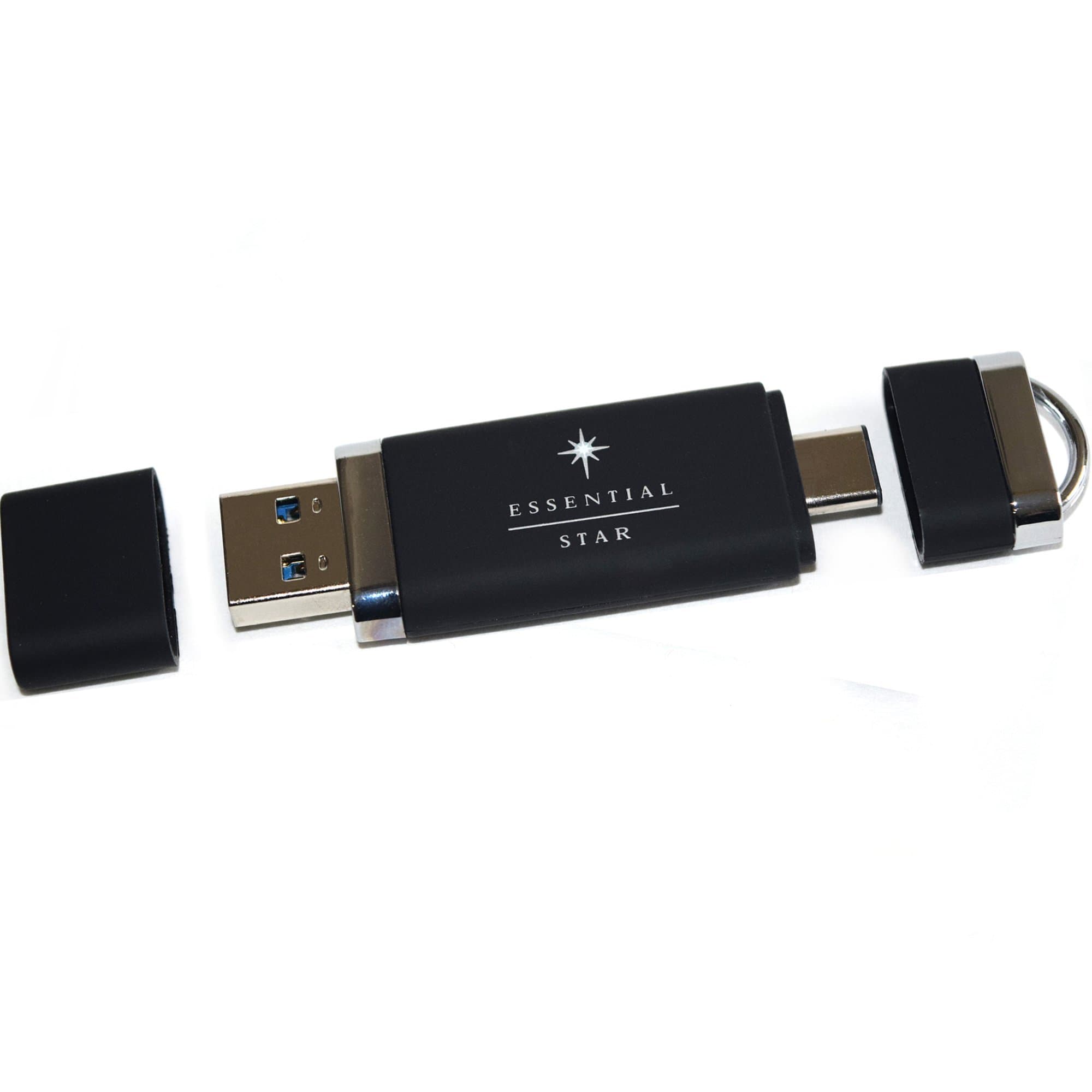 EssentialStar 32GB USB 3.1 Type-C OTG Flash Drive for Type-C Ready Devices, Speeds Up to 140 MB/s