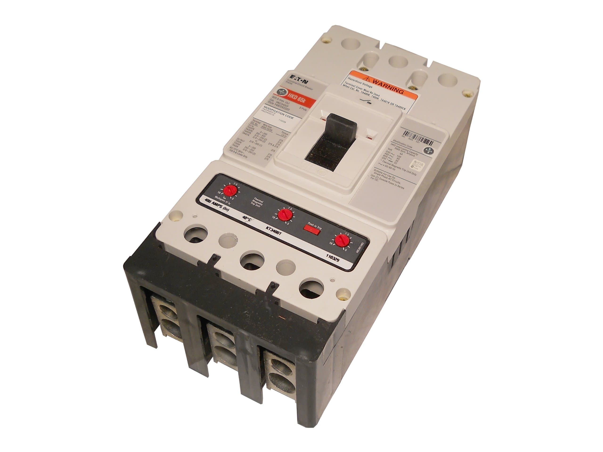 HKD3400 3 Pole 400Amp Breaker