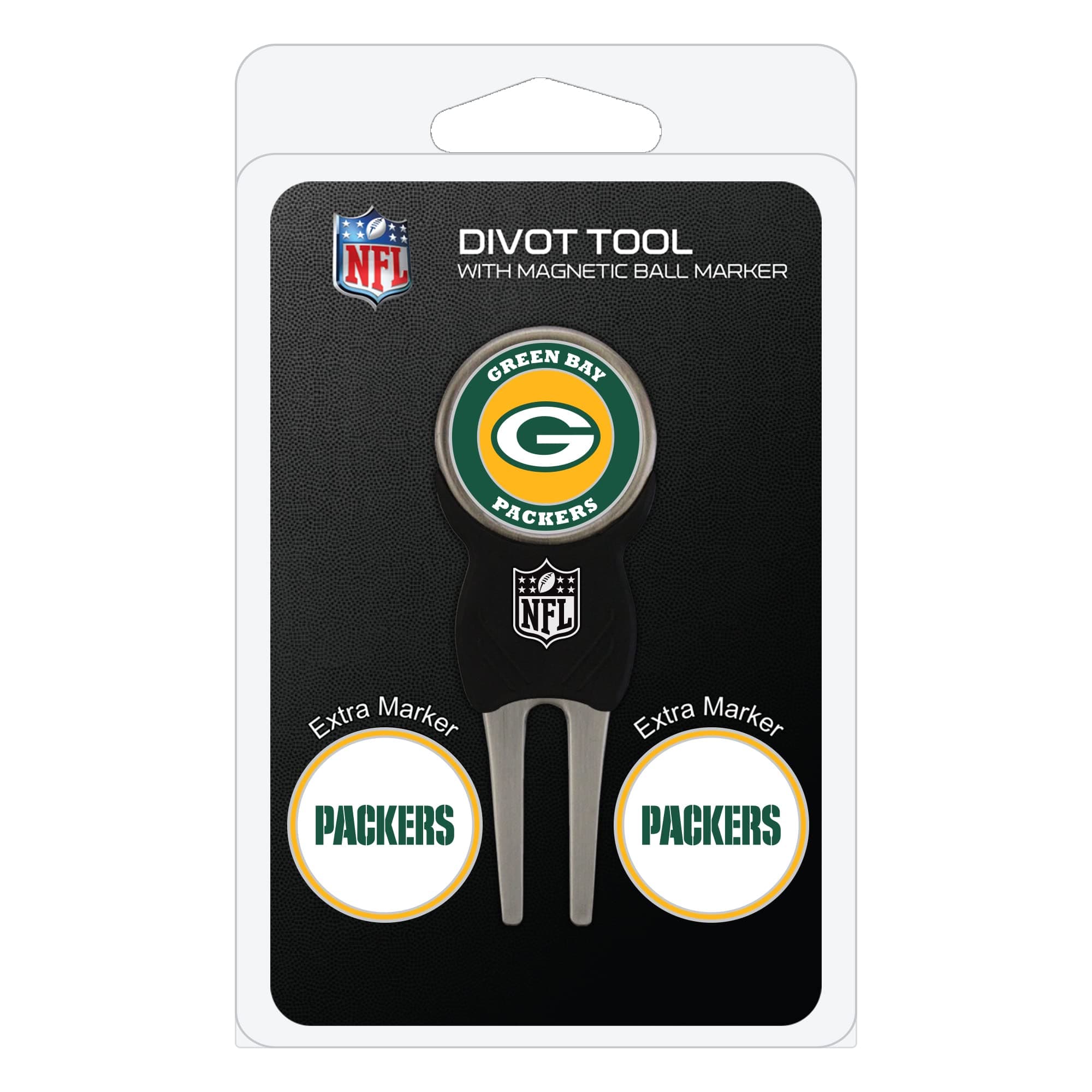 NFL Divot Tool Pack with 3 Golf Ball Markers