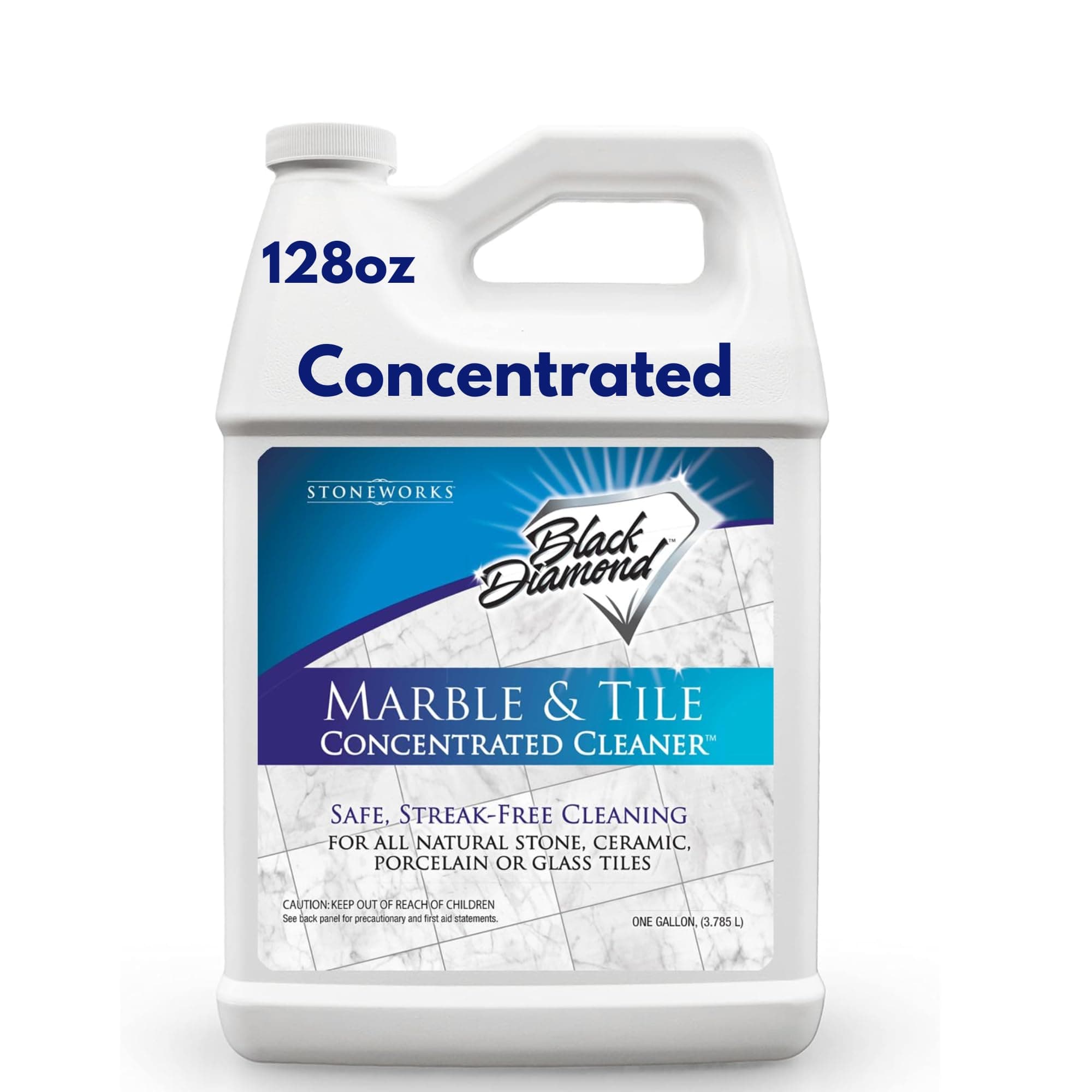 - MARBLE & TILE FLOOR CLEANER. Great for Ceramic, Porcelain, Granite, Natural Stone, Vinyl and Brick. No-rinse Concentrate.(1-Gallon)