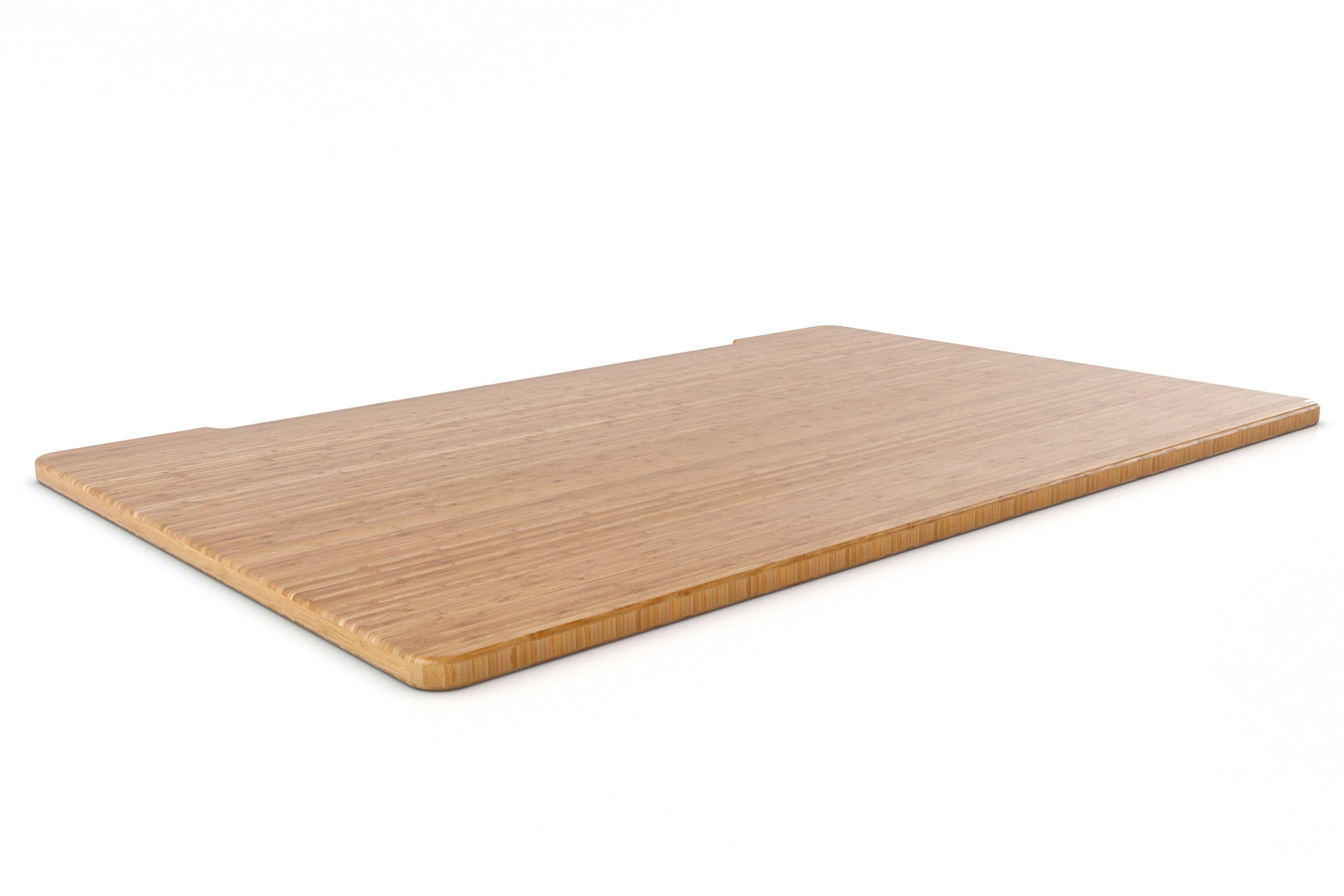 Smart2Ergo Solid Carbonised Bamboo Desk Top | Size: W1600mm, Profile- Flat Edge