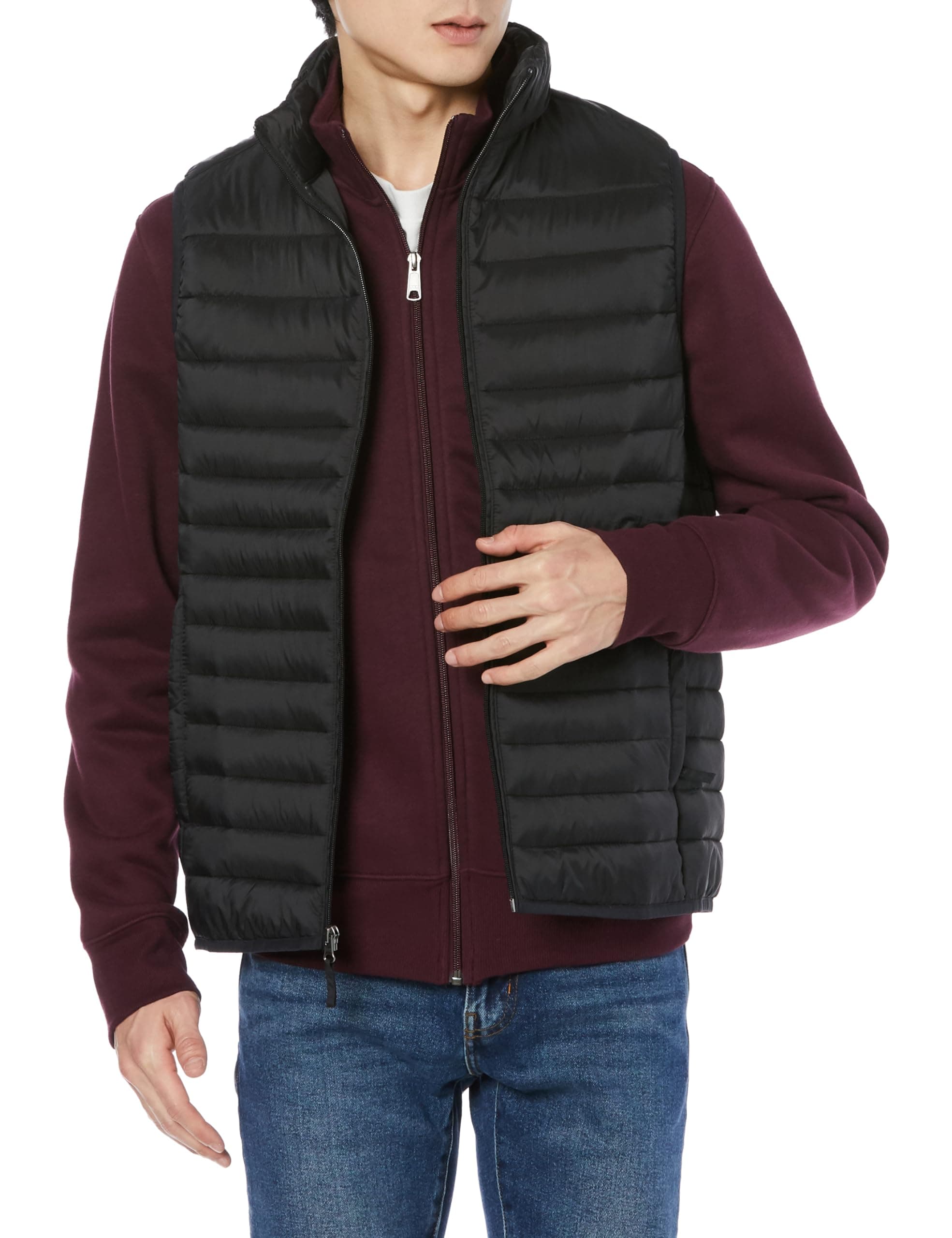 Amazon Essentials Men's Lightweight Packable Waterproof Puffer Vest
